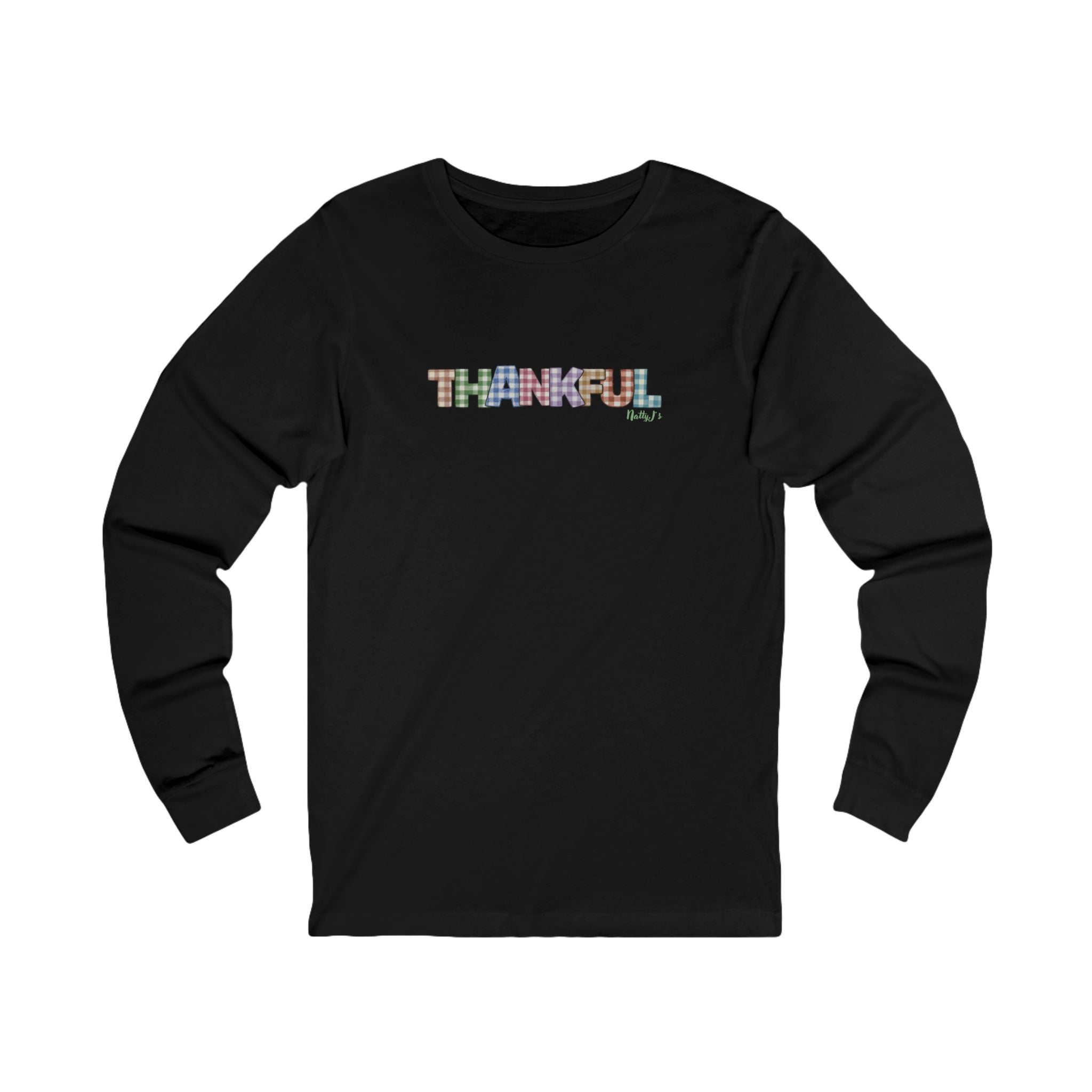 Thankful, Thanksgiving, Fall Unisex Jersey Long Sleeve Tee