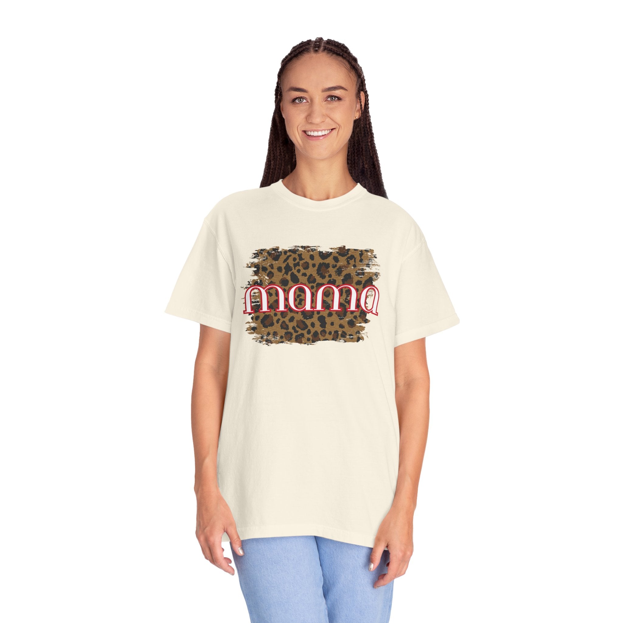 Mama Leopard Print T-Shirt – Trendy Mom Graphic Tee | Natty J’s Boutique Women’s Apparel