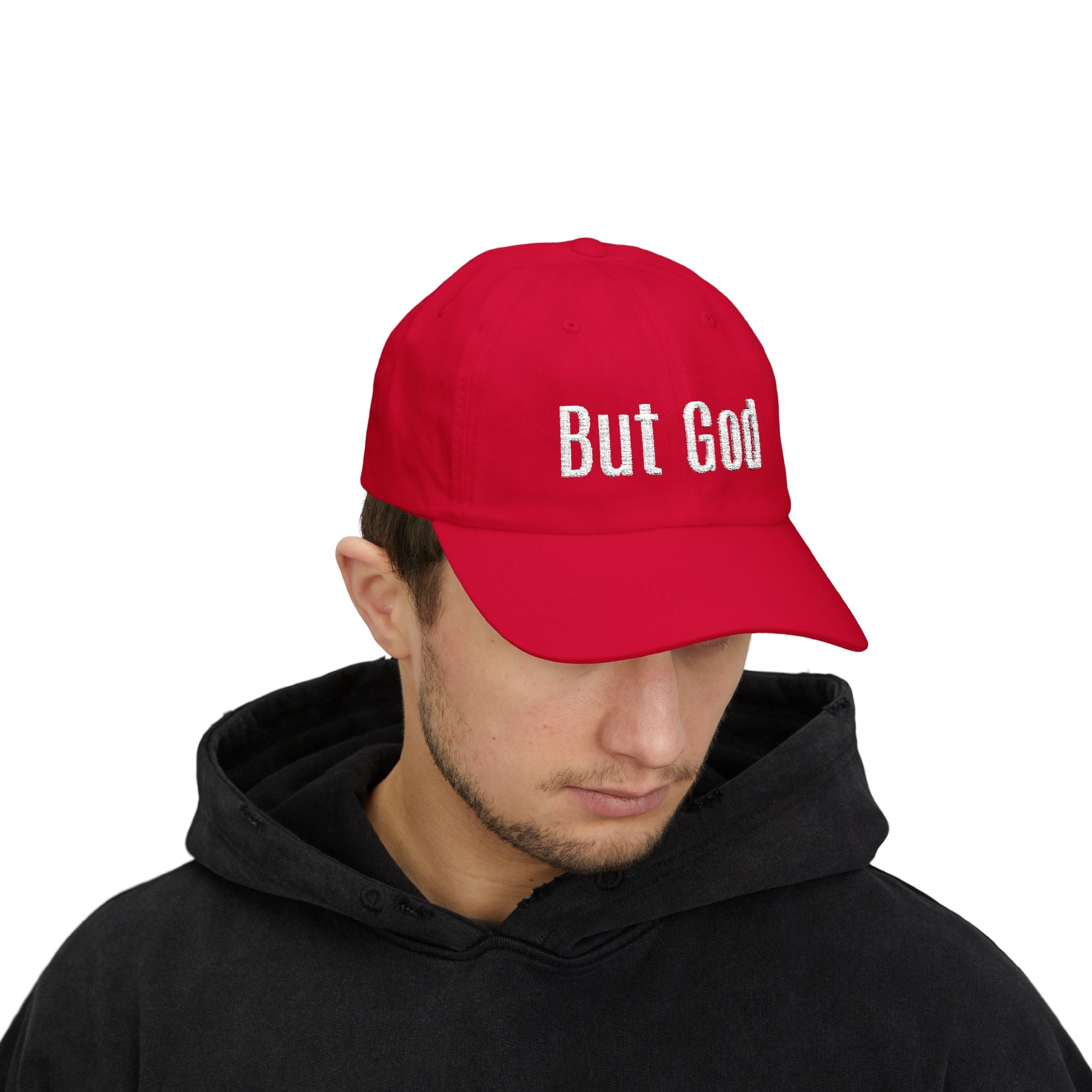 "But God" Embroidered Low Profile Baseball Cap - Casual Hat for Every Day