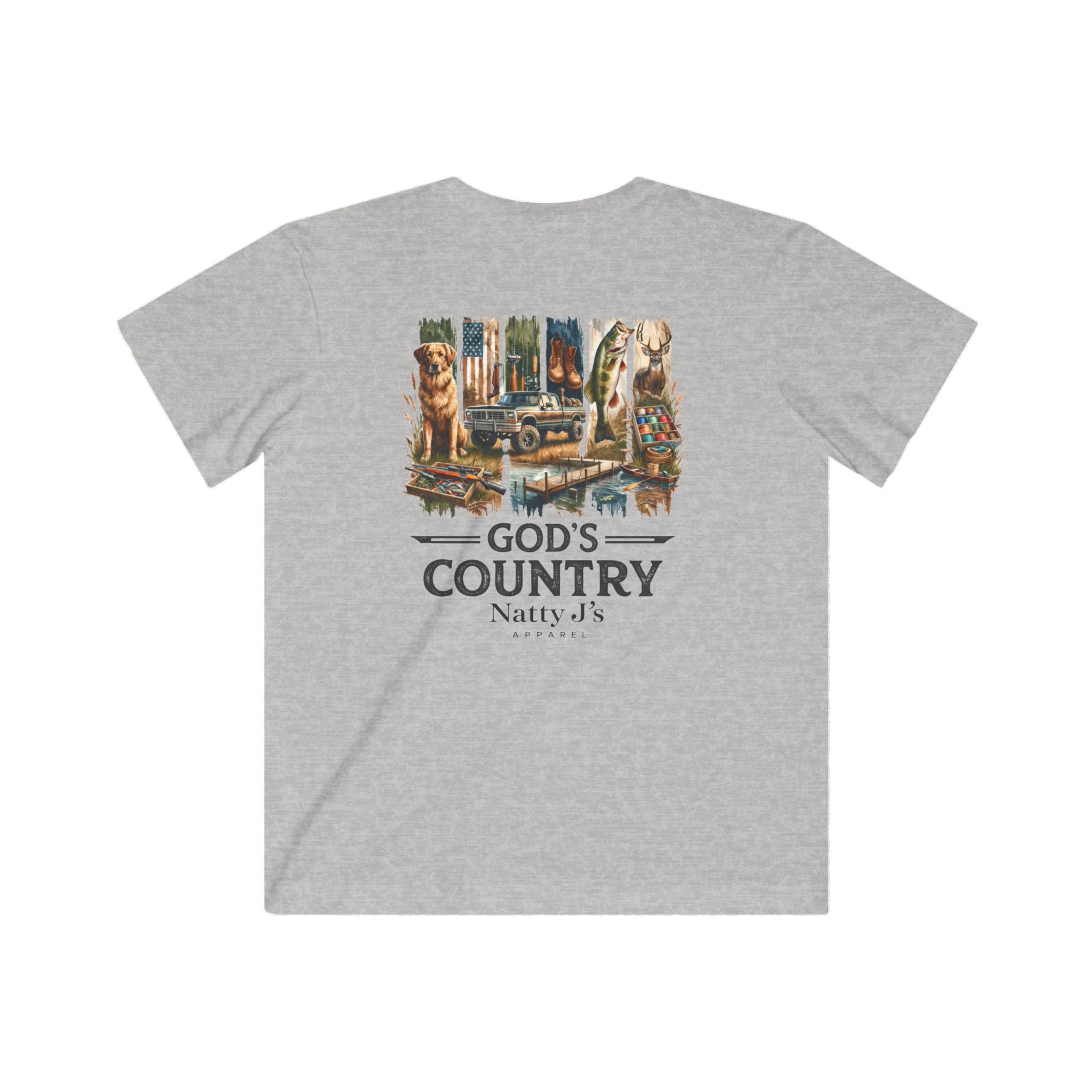 Natty J's Apparel God's Country Youth Tee