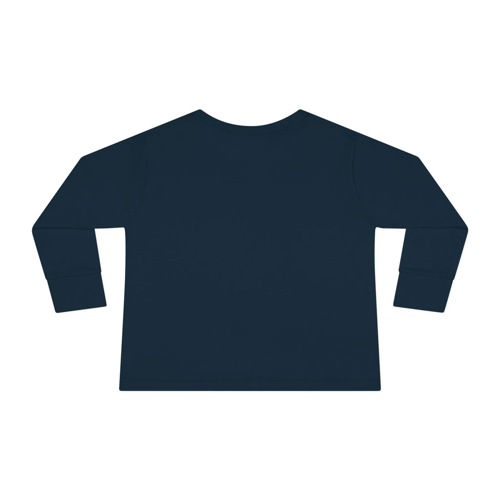 Camo Keeps Me Hidden Long Sleeve Toddler Tee