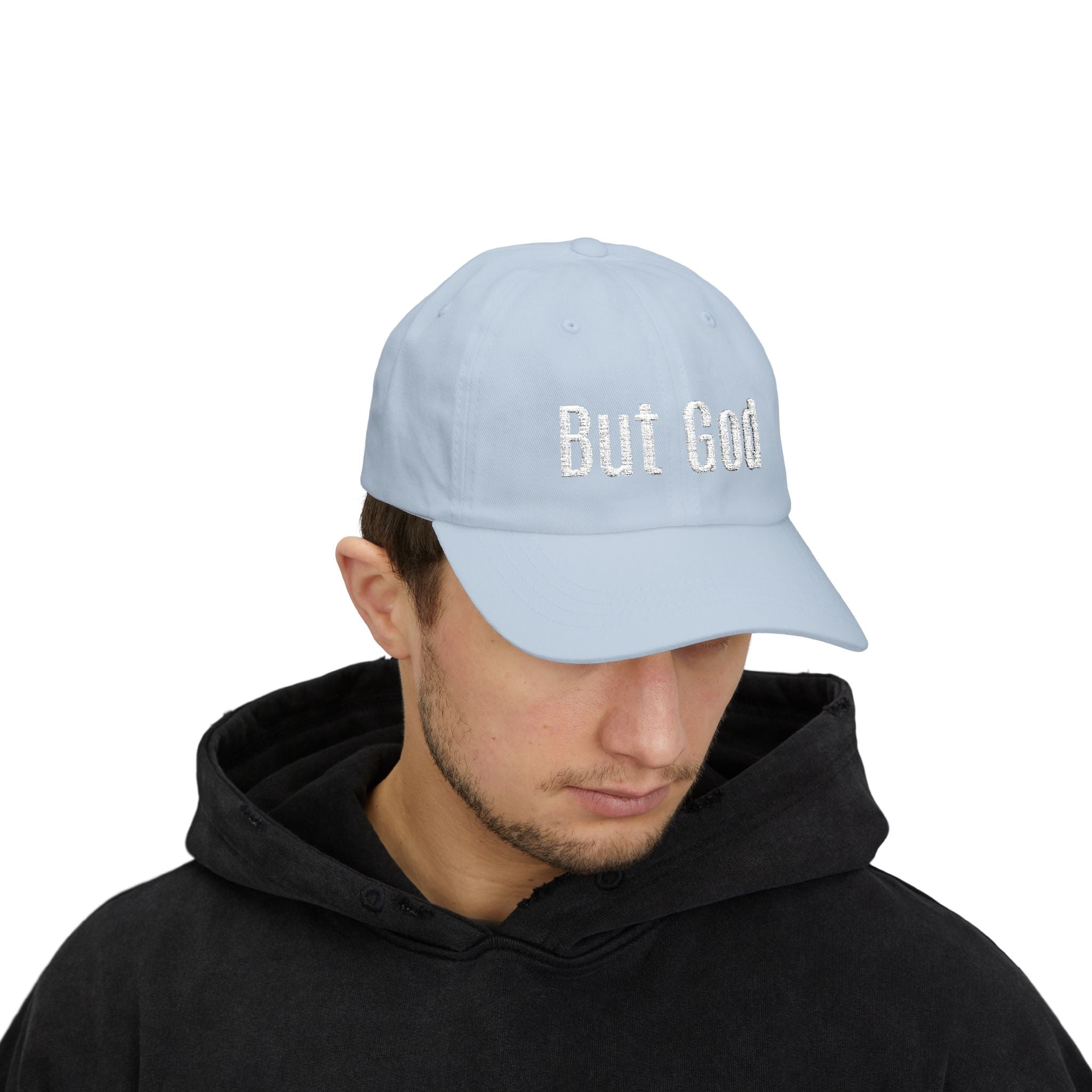 "But God" Embroidered Low Profile Baseball Cap - Casual Hat for Every Day