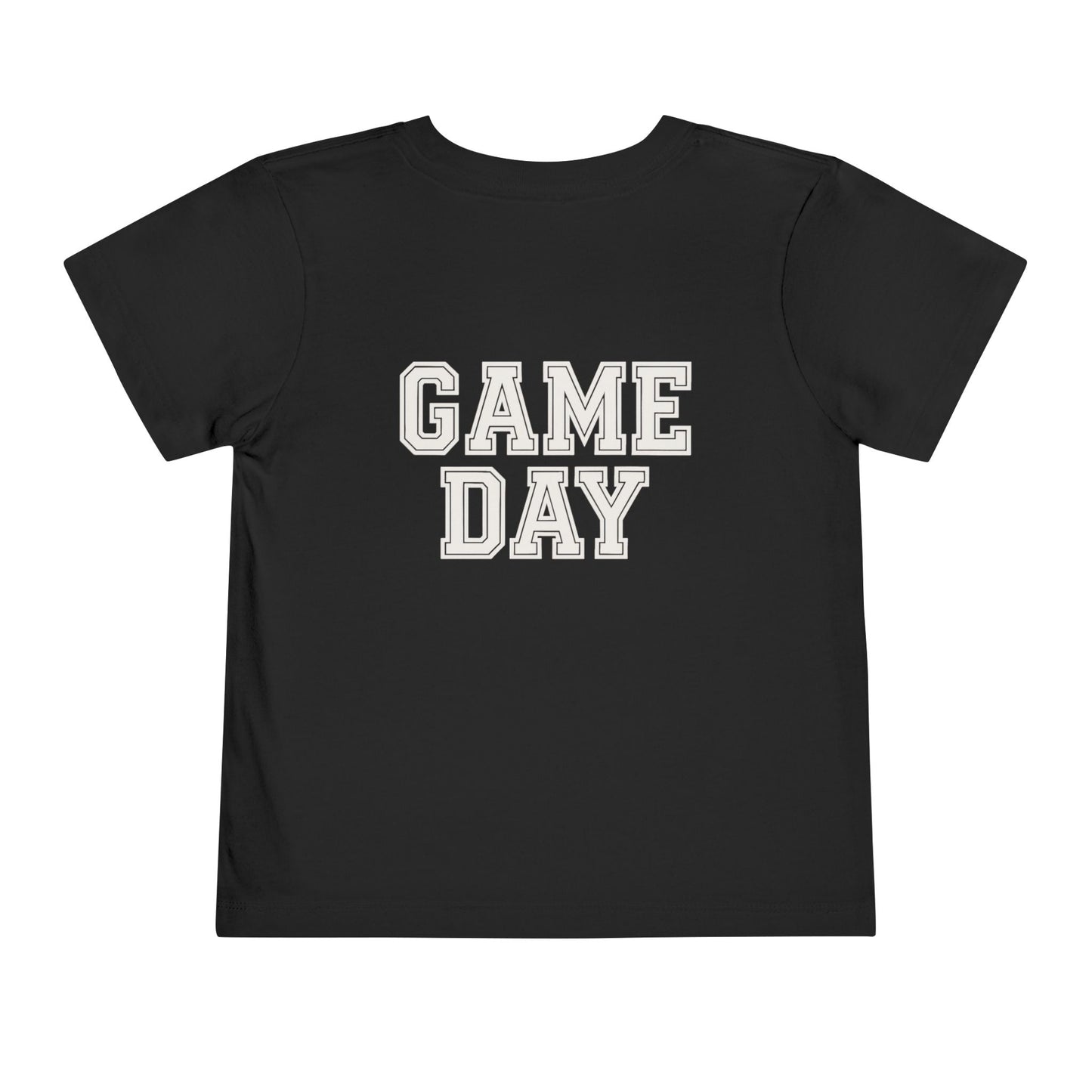 Game Day Toddler Tee - Cute Short Sleeve T-Shirt for Young Fans