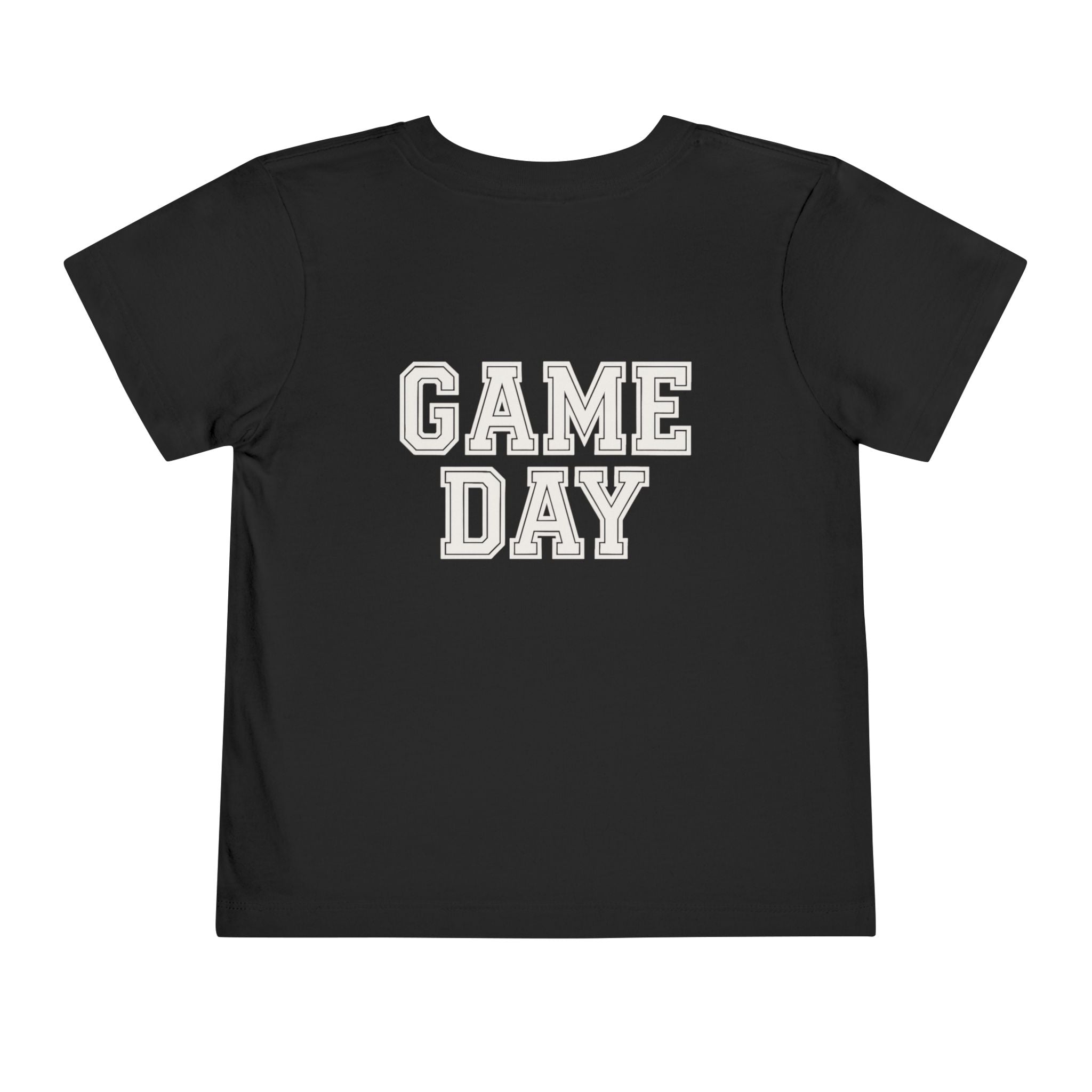 Game Day Toddler Tee - Cute Short Sleeve T-Shirt for Young Fans