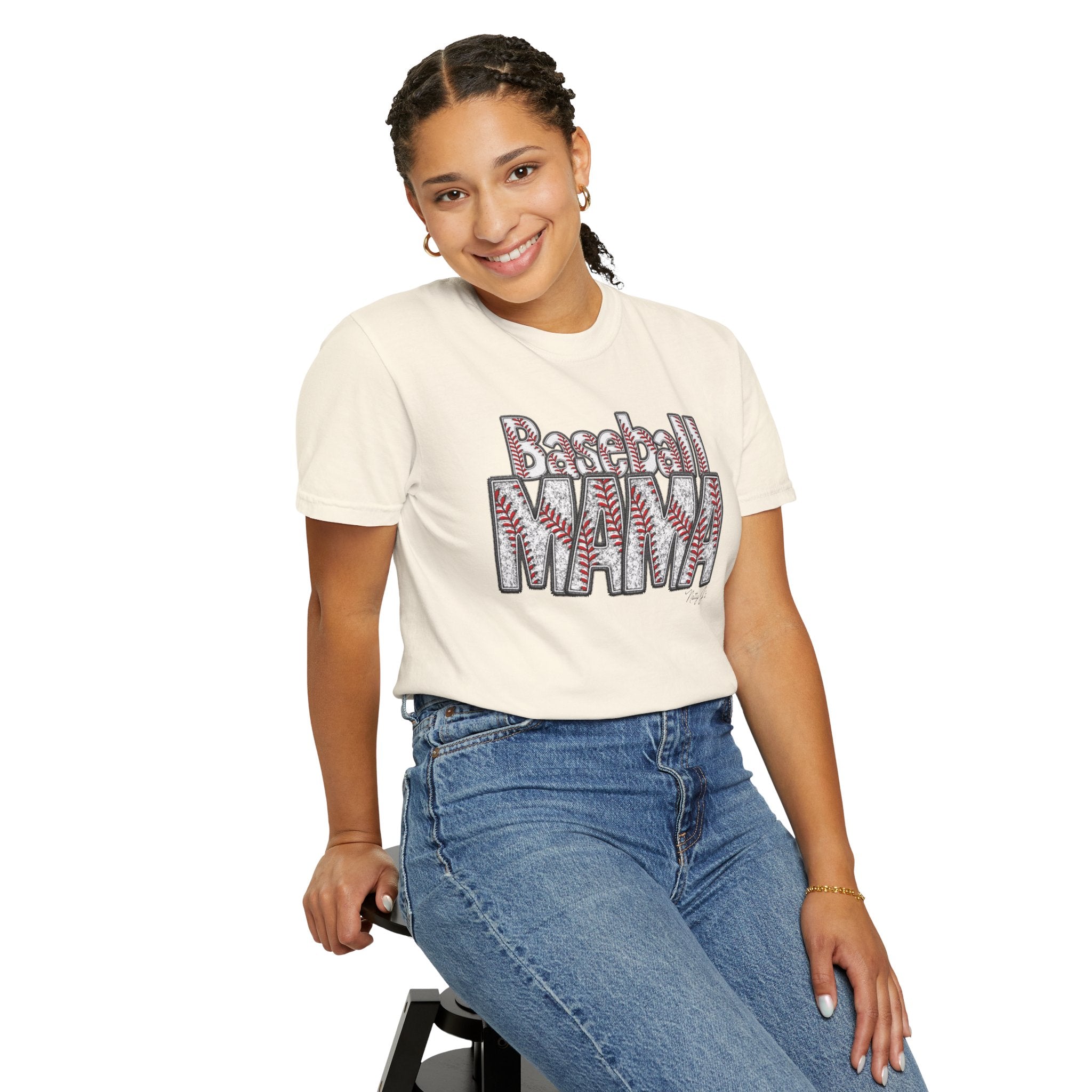 Baseball Mama Shirt for Women – Cute Baseball Mom Graphic Tee | Game Day Baseball Mom T-Shirt