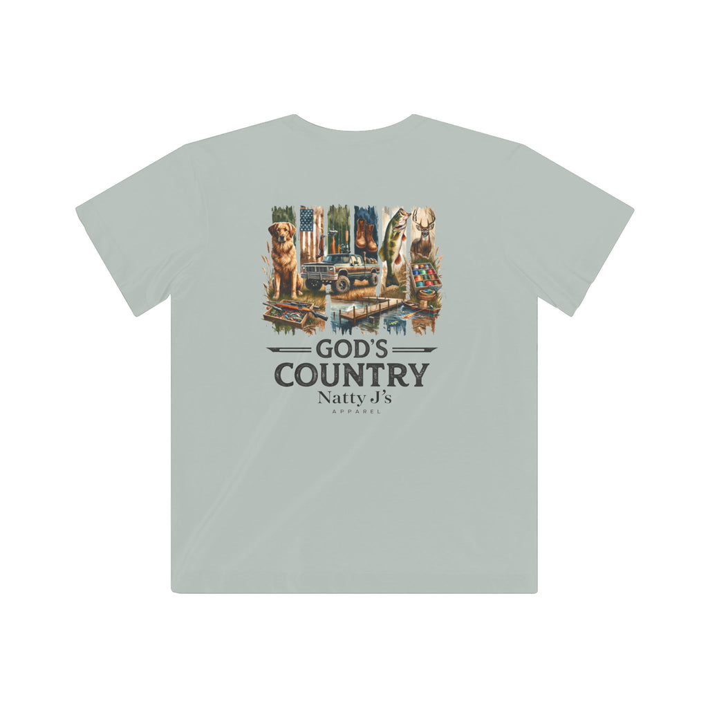 Natty J's Apparel God's Country Youth Tee