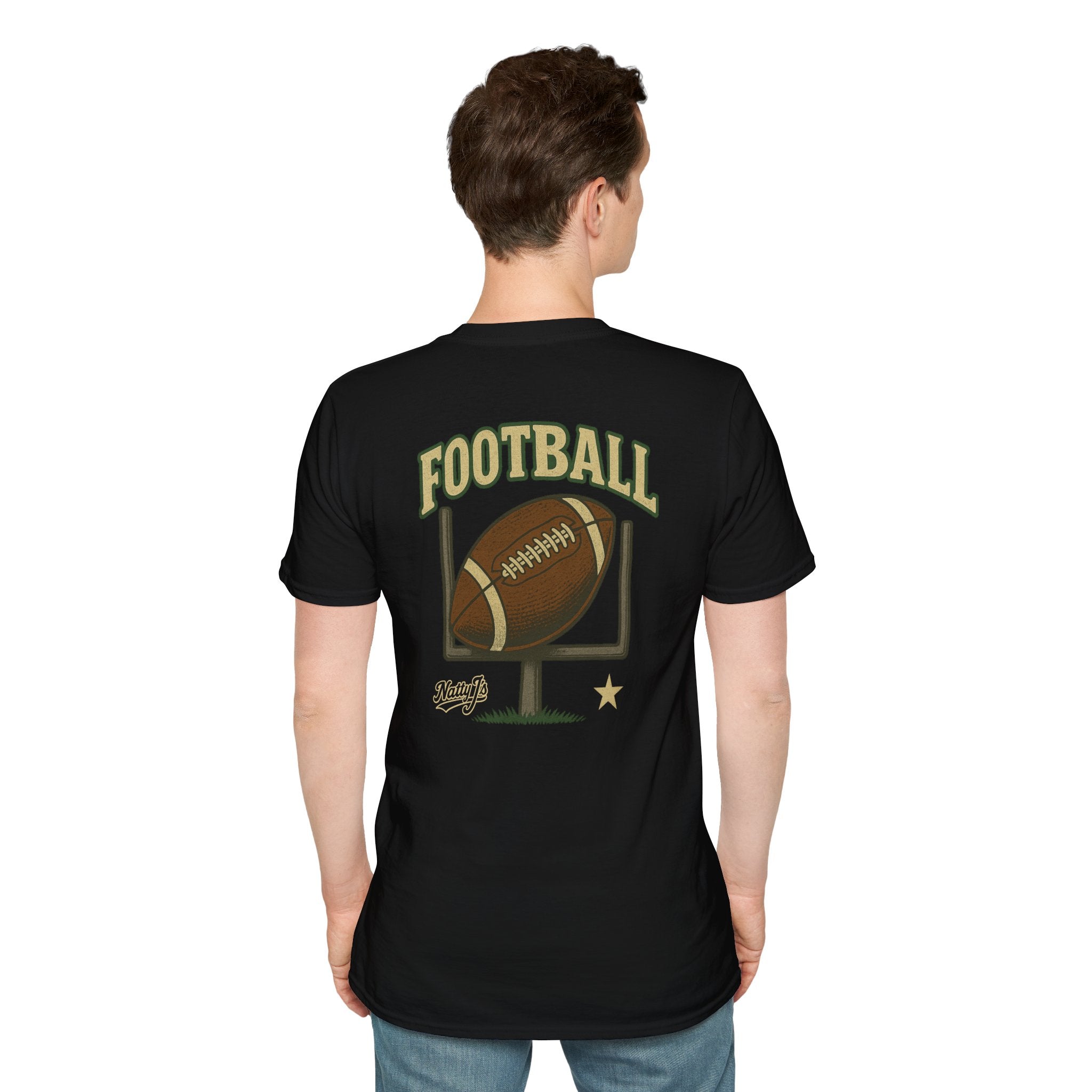 Football Mens Softstyle T-Shirt - Perfect for Game Day and Casual Wear