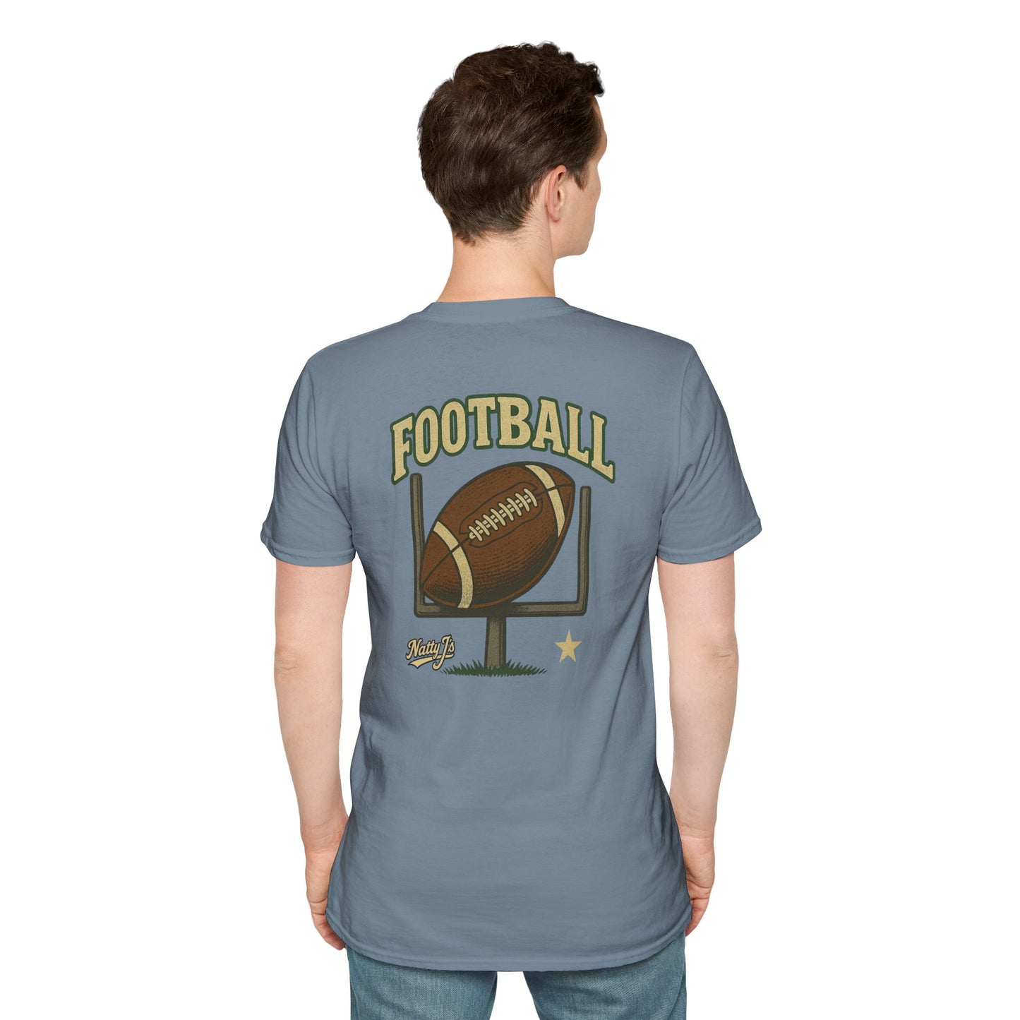 Football Mens Softstyle T-Shirt - Perfect for Game Day and Casual Wear