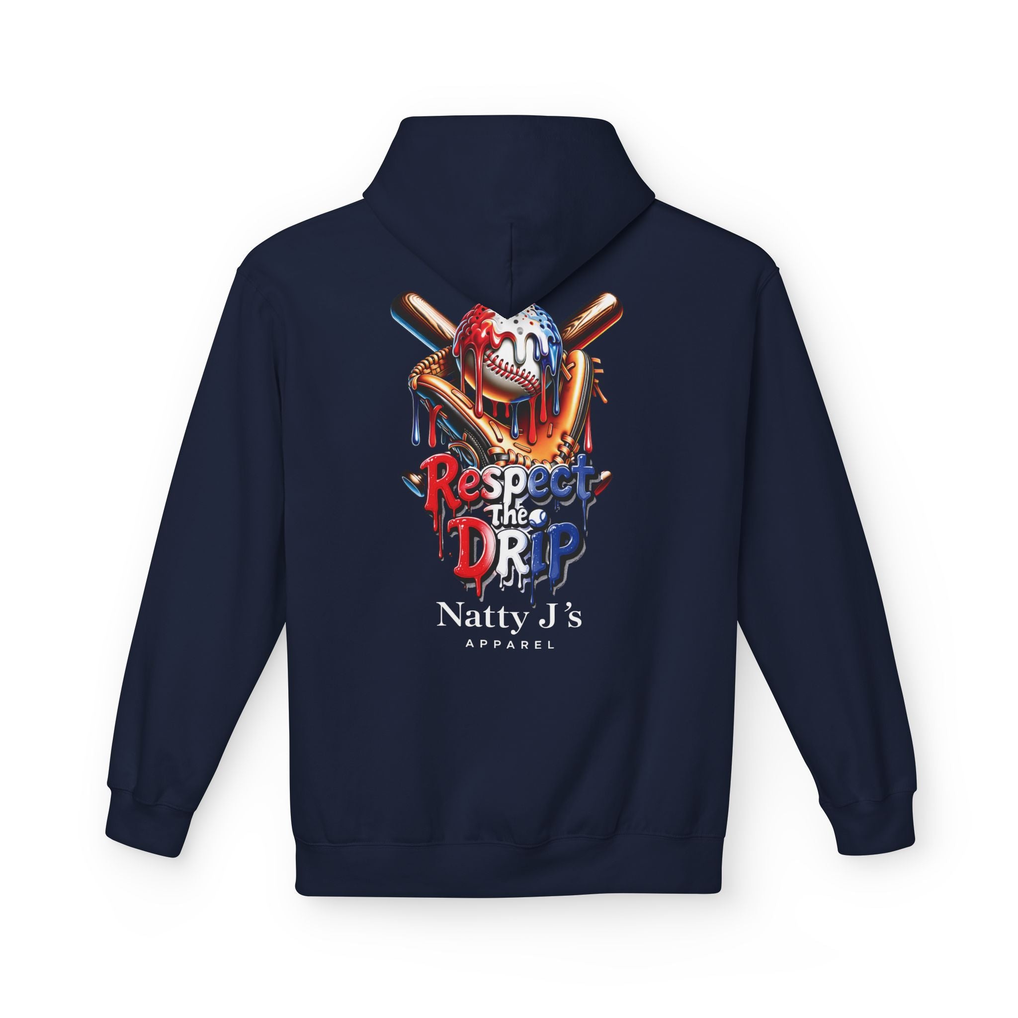 Respect the Drip Baseball Hoodie for Men