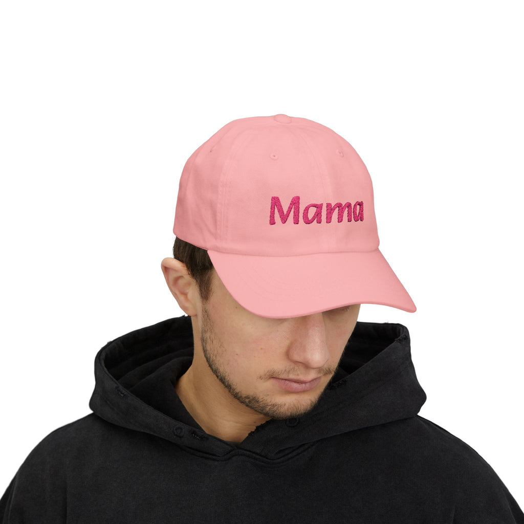 Stylish “Mama” Embroidered Classic Dad Cap | Perfect Gift for Fathers' Day, Casual Outing, Family Gatherings, Trendy Accessory, Unisex Hat