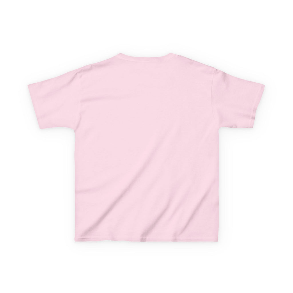 Plain light pink t-shirt on a white background
