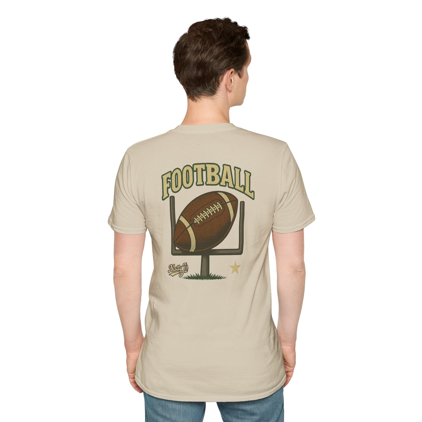 Football Mens Softstyle T-Shirt - Perfect for Game Day and Casual Wear