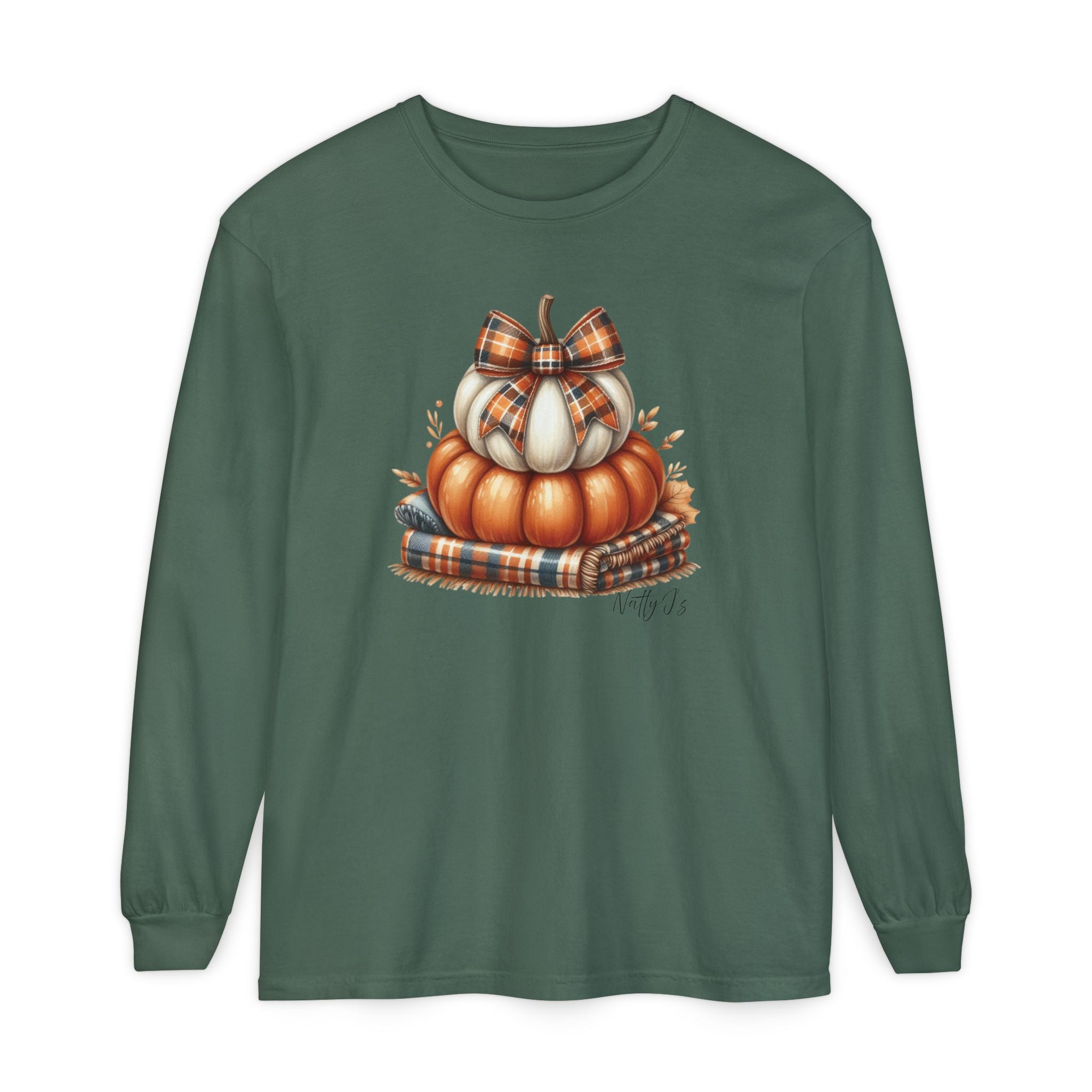 Fall-Inspired Pumpkin Women's Long Sleeve T-Shirt