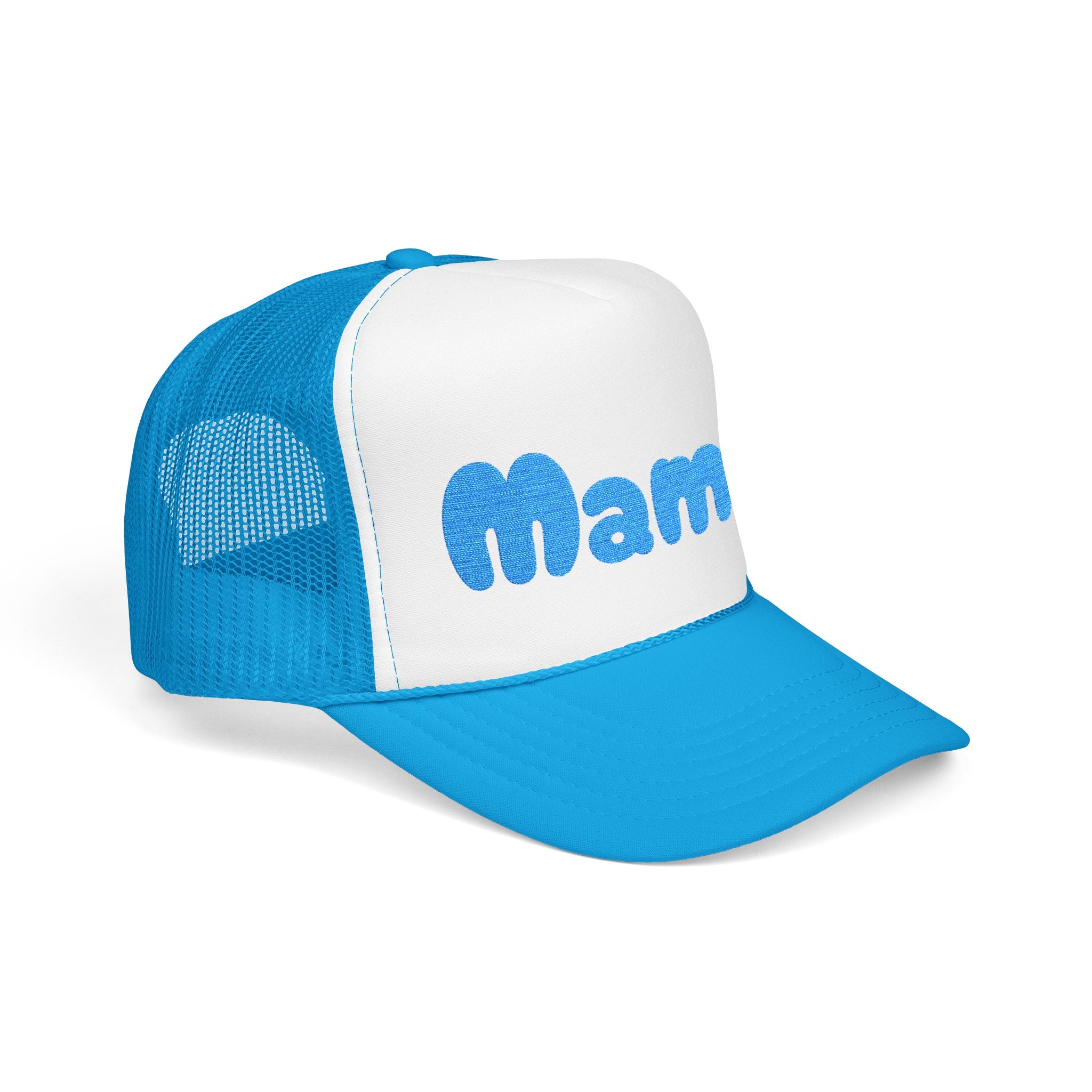 "Mama" Embroidered Foam Trucker Hat, Fully Customizable, Gifts