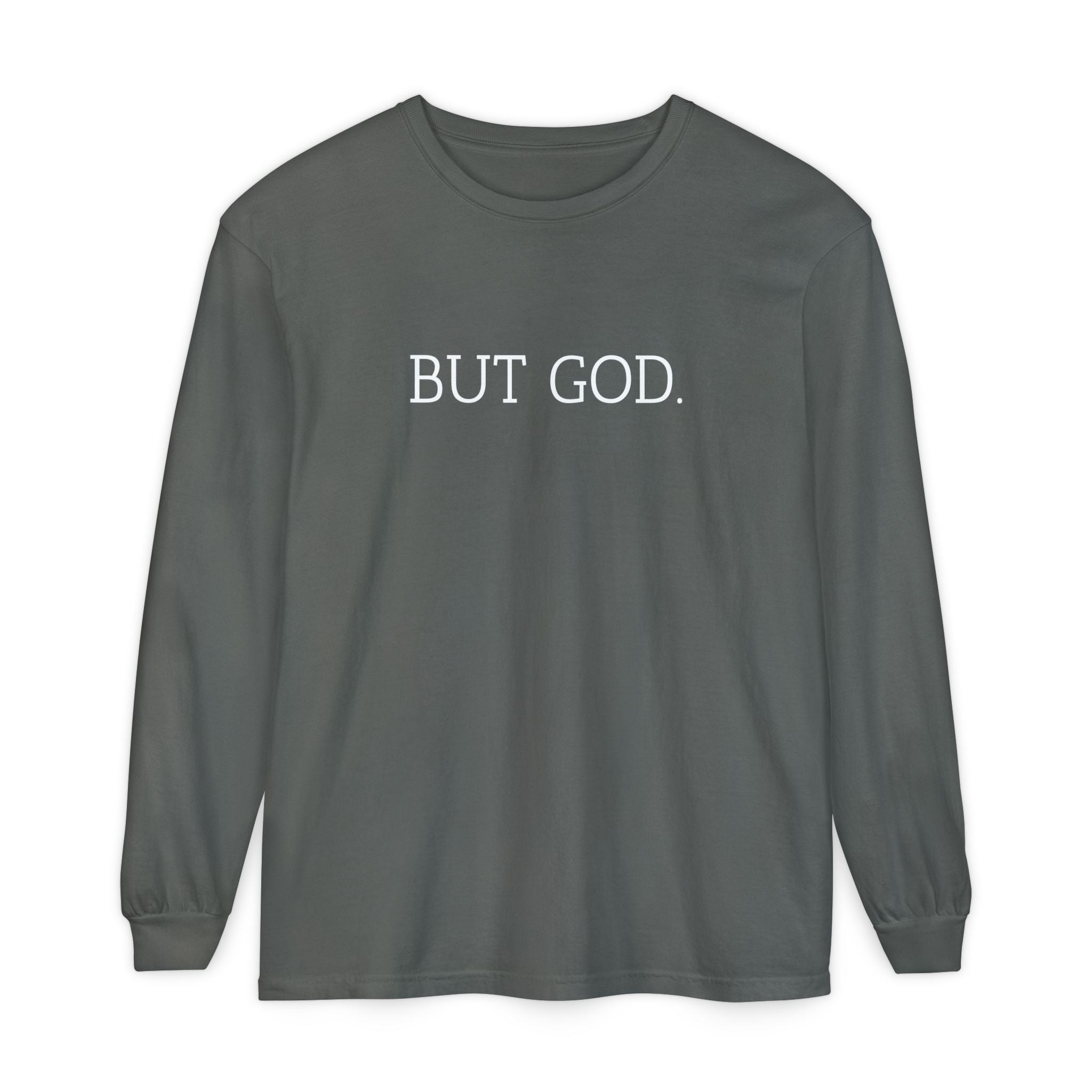 Garment-Dyed Long Sleeve Tee - Faith-Inspired Design, Comfortable Casual Wear, Perfect for Everyday & Gift Giving, Religious Apparel, [...]