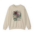 Bloom & Grow Sweatshirt – Floral Botanical Crewneck Pullover | Natty J’s Cozy Boutique Apparel