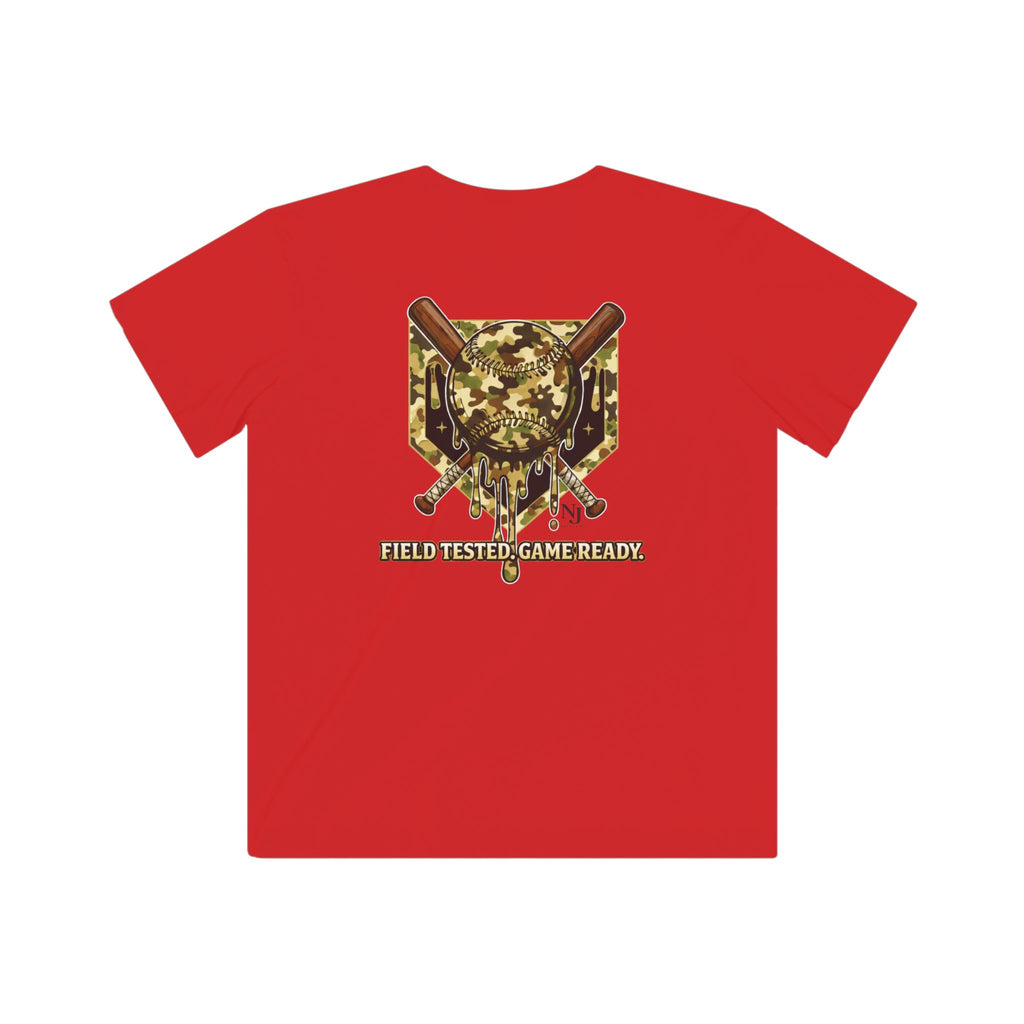 Natty J’s Apparel Youth Camo Baseball T-Shirt
