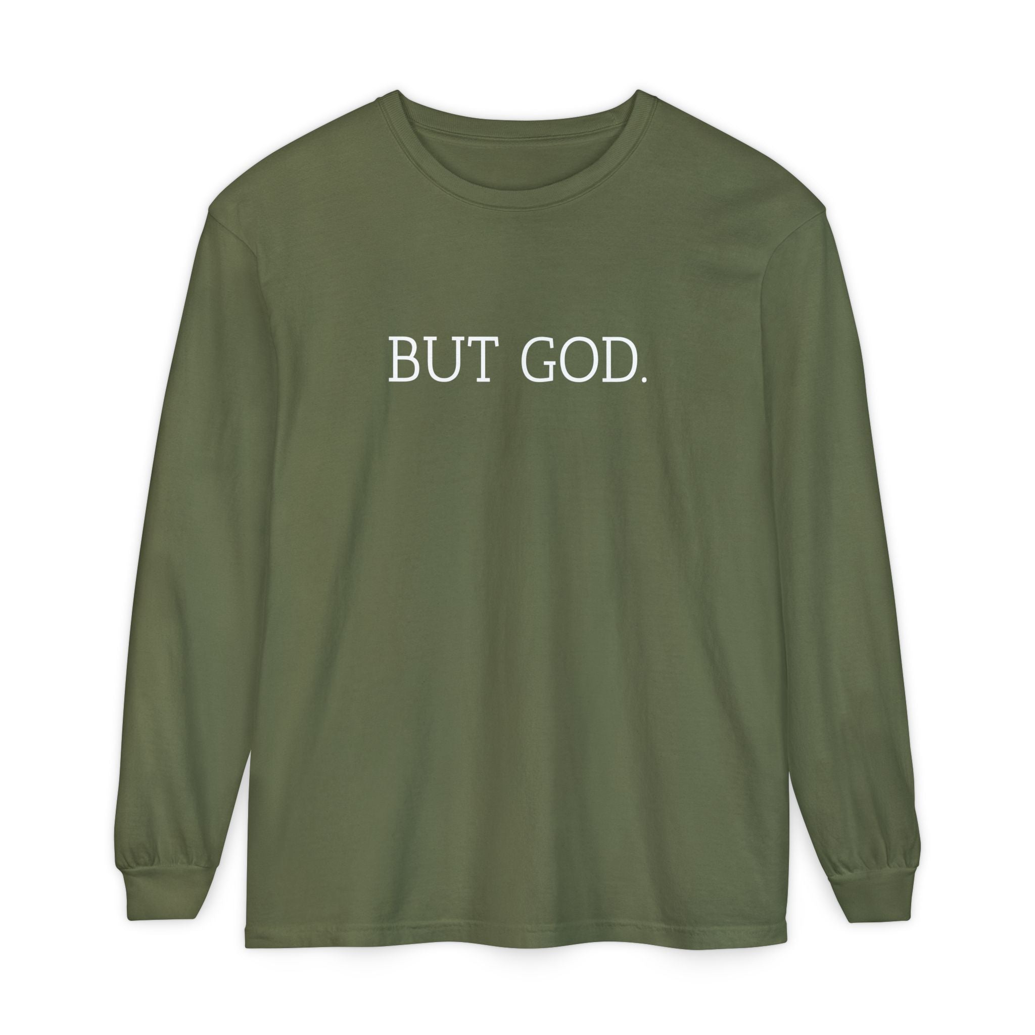 Garment-Dyed Long Sleeve Tee - Faith-Inspired Design, Comfortable Casual Wear, Perfect for Everyday & Gift Giving, Religious Apparel, [...]