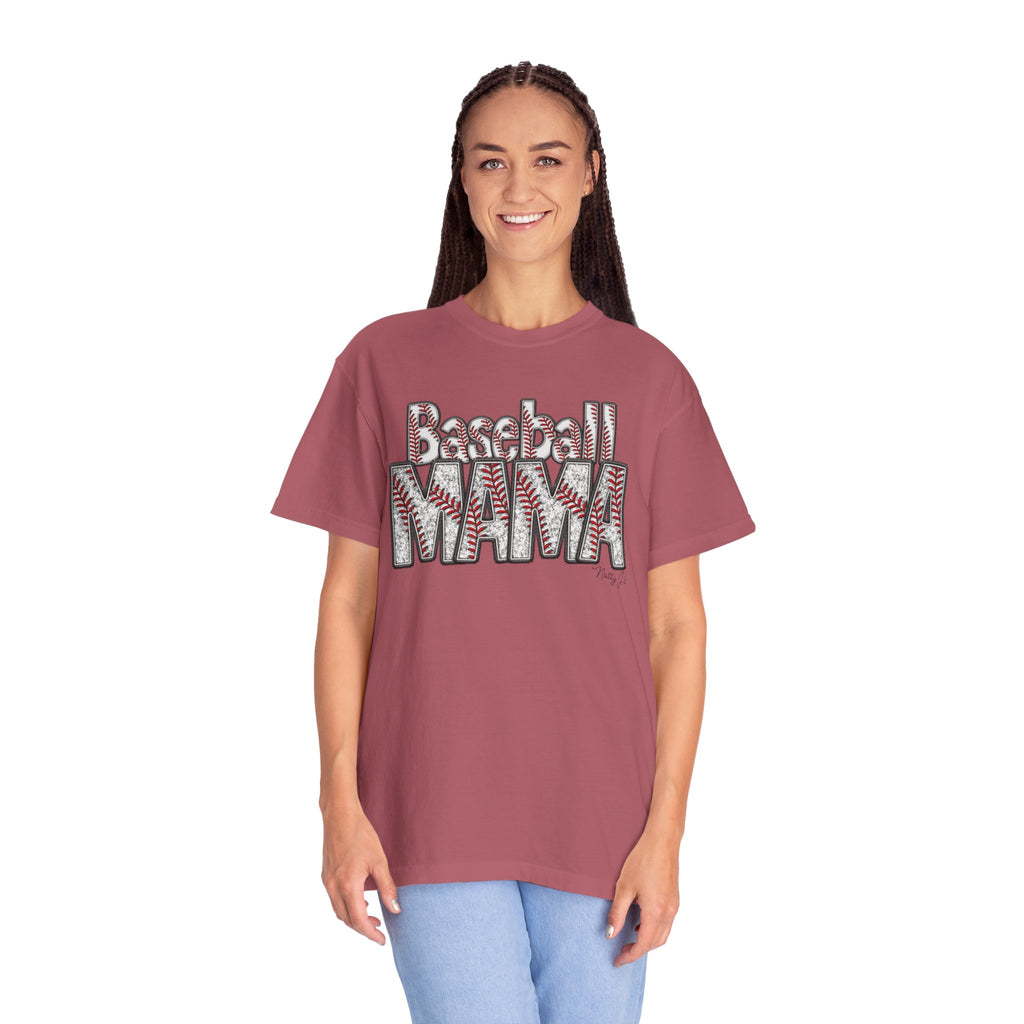 Baseball Mama Shirt for Women – Cute Baseball Mom Graphic Tee | Game Day Baseball Mom T-Shirt