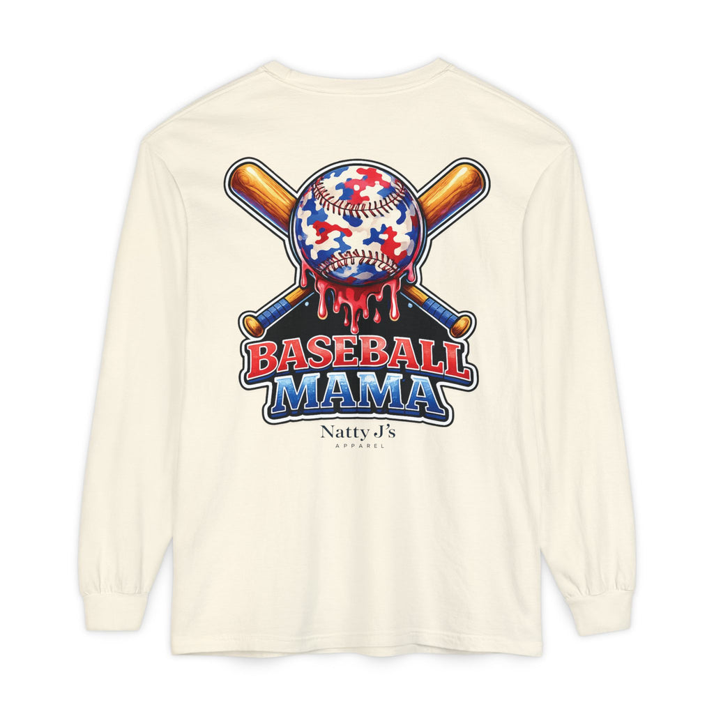 Natty J’s Baseball Mama Long Sleeve Shirt