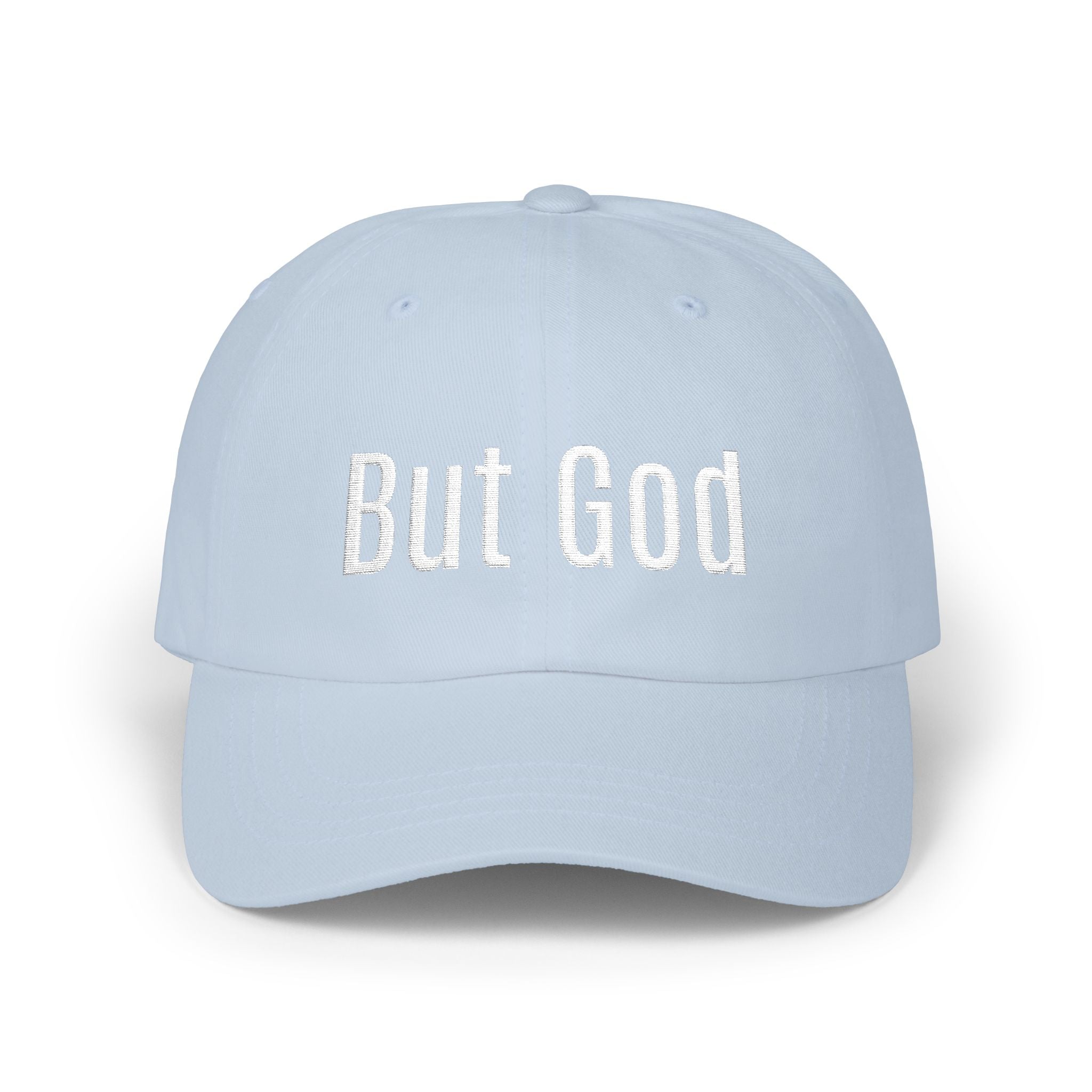 "But God" Embroidered Low Profile Baseball Cap - Casual Hat for Every Day