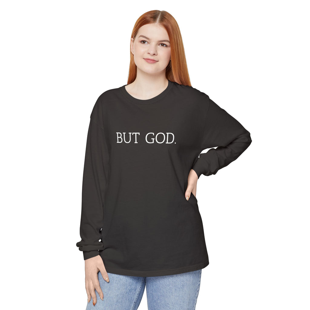 Garment-Dyed Long Sleeve Tee - Faith-Inspired Design, Comfortable Casual Wear, Perfect for Everyday & Gift Giving, Religious Apparel, [...]