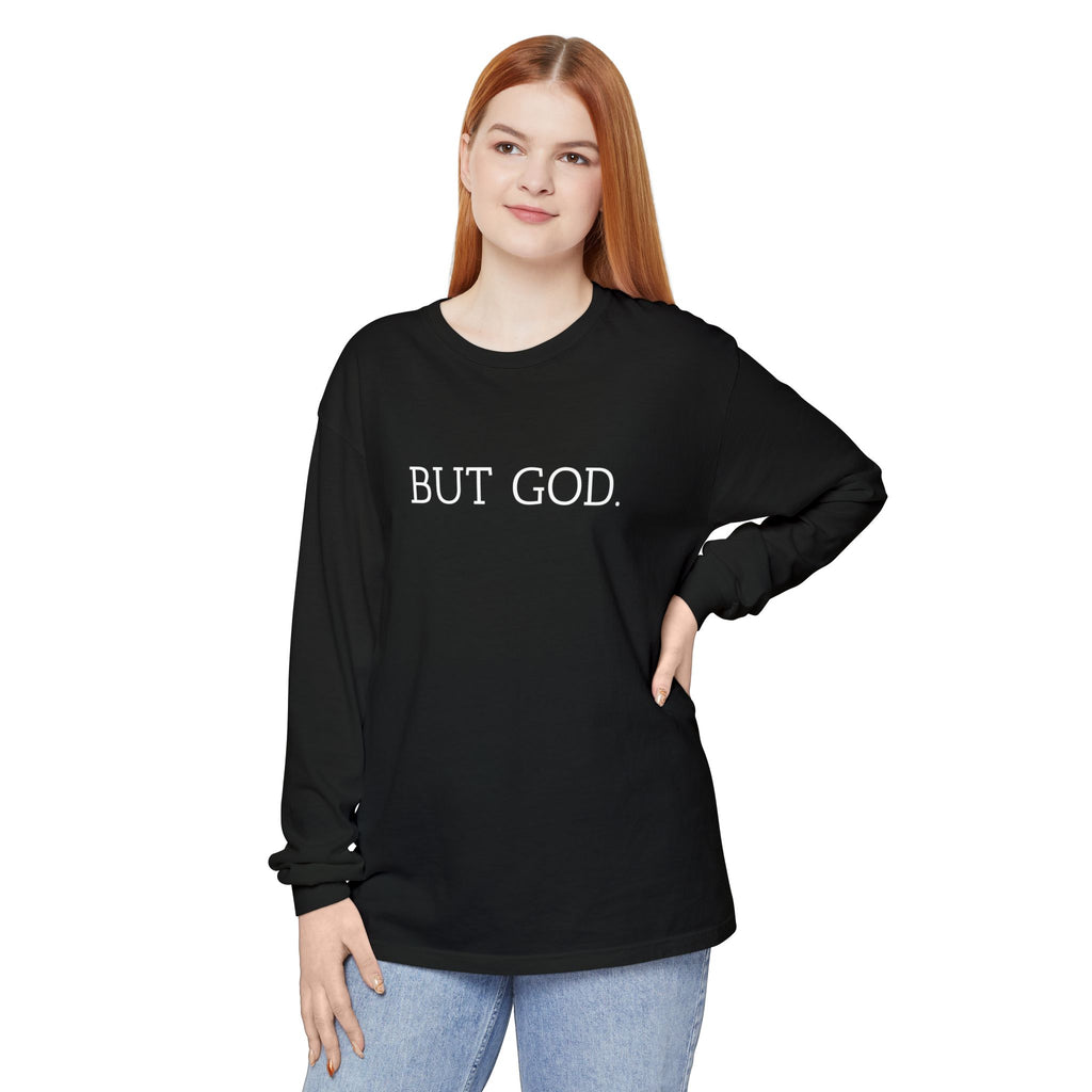 Garment-Dyed Long Sleeve Tee - Faith-Inspired Design, Comfortable Casual Wear, Perfect for Everyday & Gift Giving, Religious Apparel, [...]