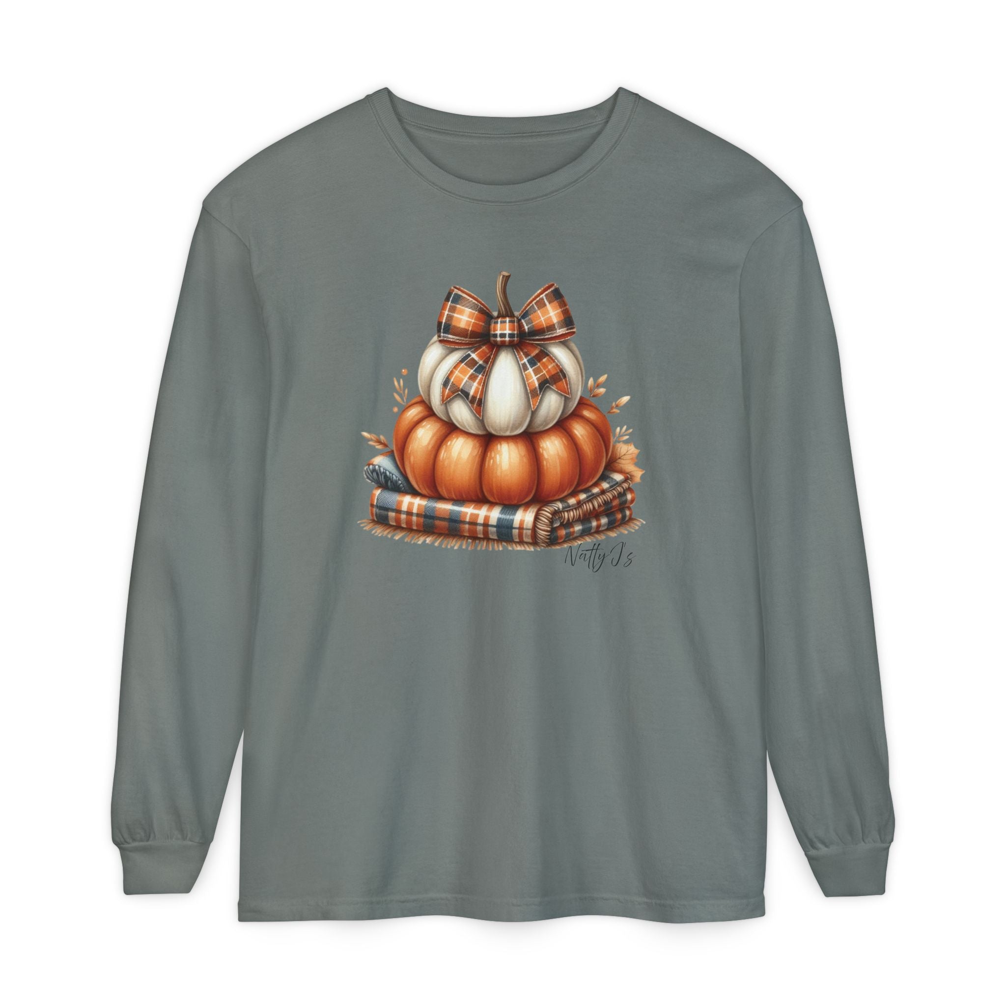Fall-Inspired Pumpkin Women's Long Sleeve T-Shirt