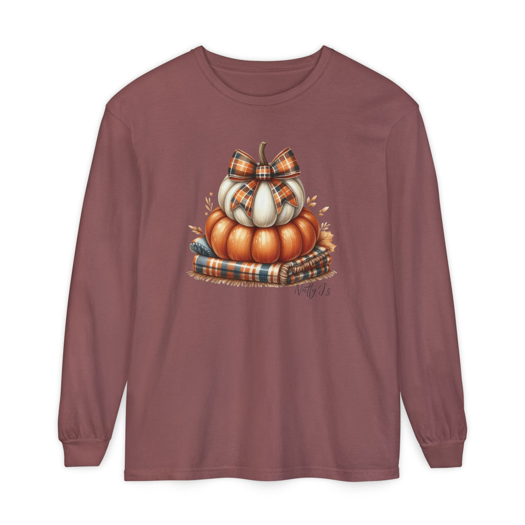 Fall-Inspired Pumpkin Women's Long Sleeve T-Shirt