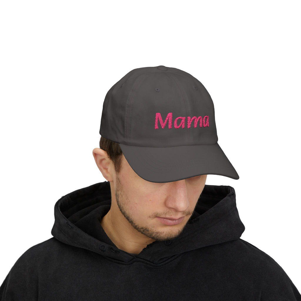 Stylish “Mama” Embroidered Classic Dad Cap | Perfect Gift for Fathers' Day, Casual Outing, Family Gatherings, Trendy Accessory, Unisex Hat