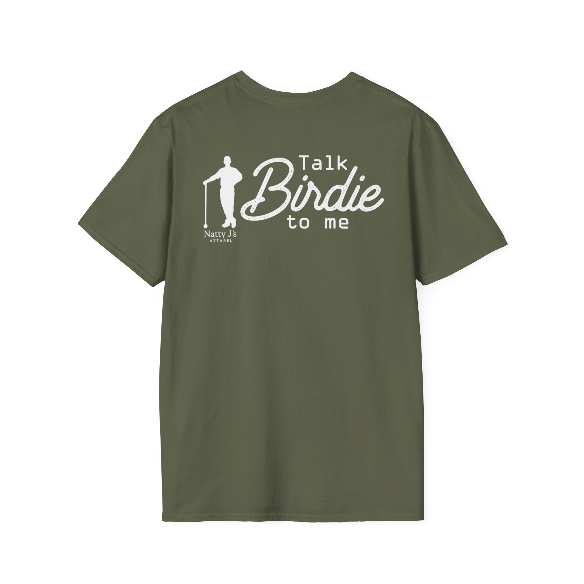 Natty J’s Apparel Talk Birdie to Me Golf T-Shirt Back