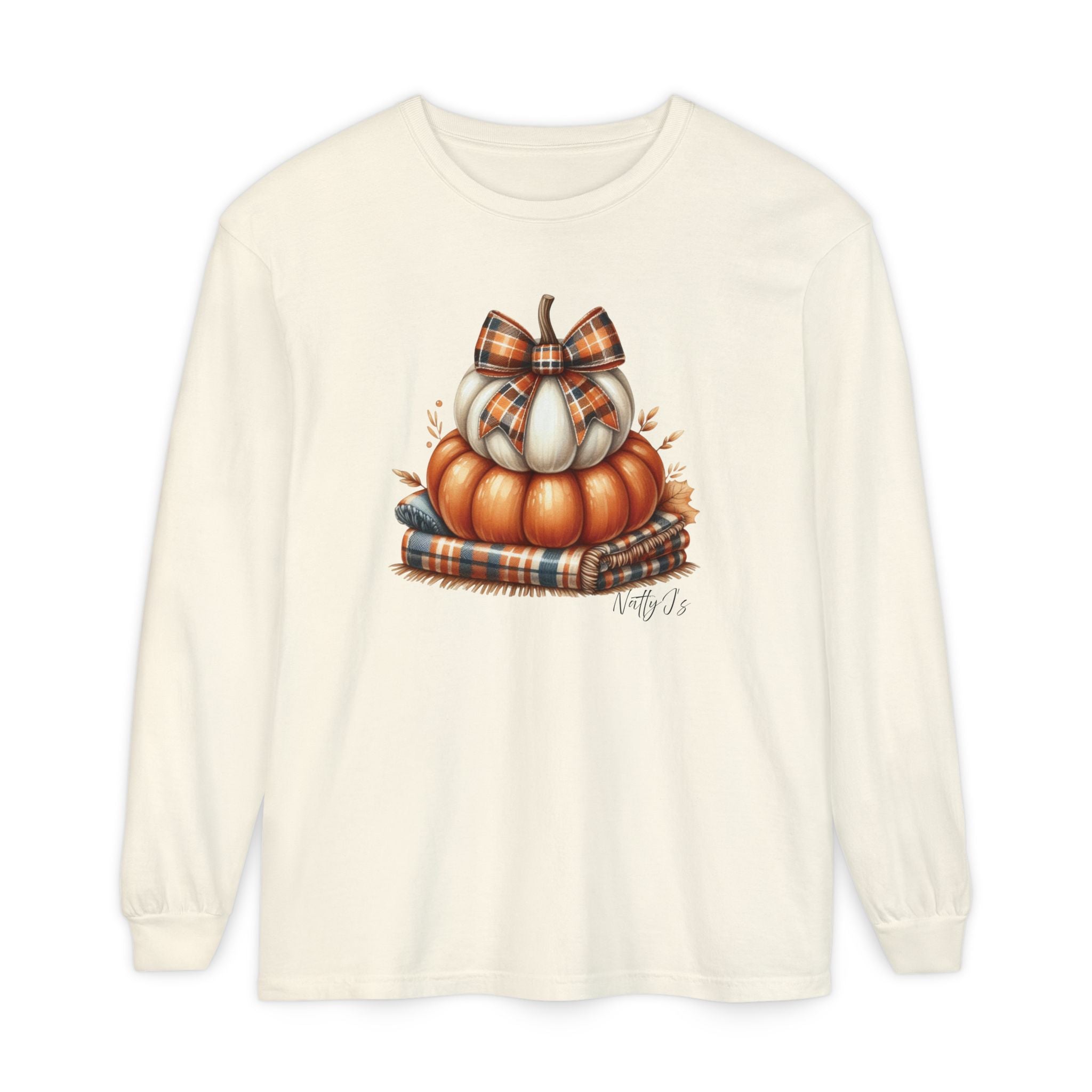 Fall-Inspired Pumpkin Women's Long Sleeve T-Shirt