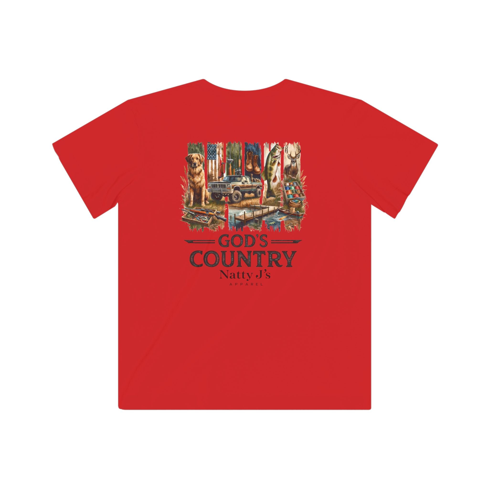 Natty J's Apparel God's Country Youth Tee