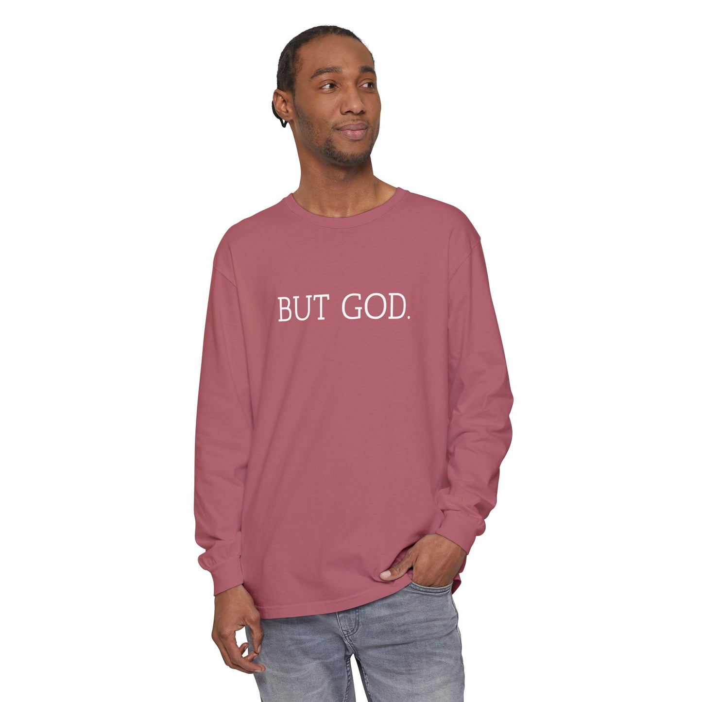Garment-Dyed Long Sleeve Tee - Faith-Inspired Design, Comfortable Casual Wear, Perfect for Everyday & Gift Giving, Religious Apparel, [...]