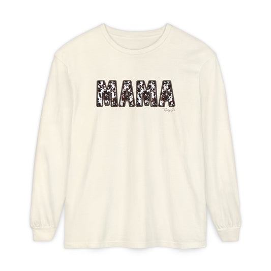 MAMA Cowhide Long Sleeve T-Shirt