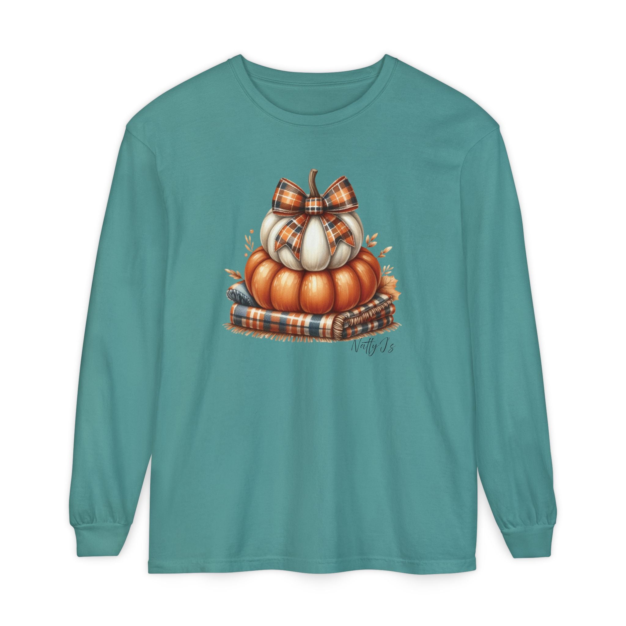 Fall-Inspired Pumpkin Women's Long Sleeve T-Shirt