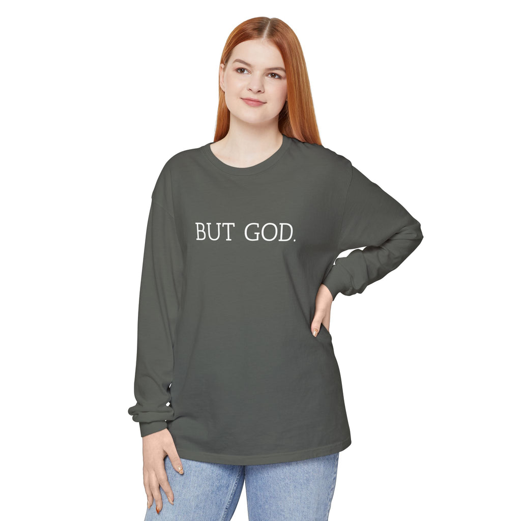 Garment-Dyed Long Sleeve Tee - Faith-Inspired Design, Comfortable Casual Wear, Perfect for Everyday & Gift Giving, Religious Apparel, [...]