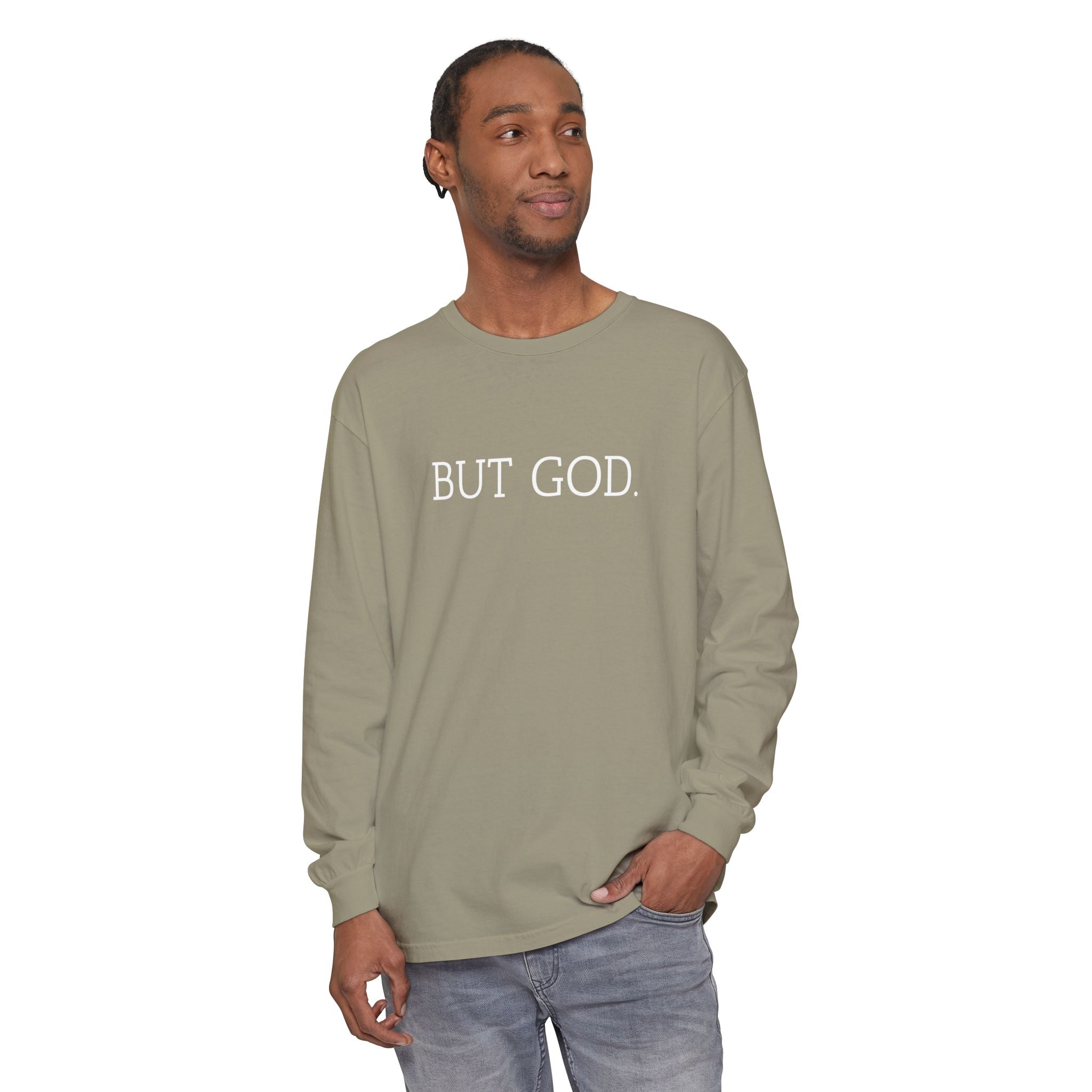 Garment-Dyed Long Sleeve Tee - Faith-Inspired Design, Comfortable Casual Wear, Perfect for Everyday & Gift Giving, Religious Apparel, [...]