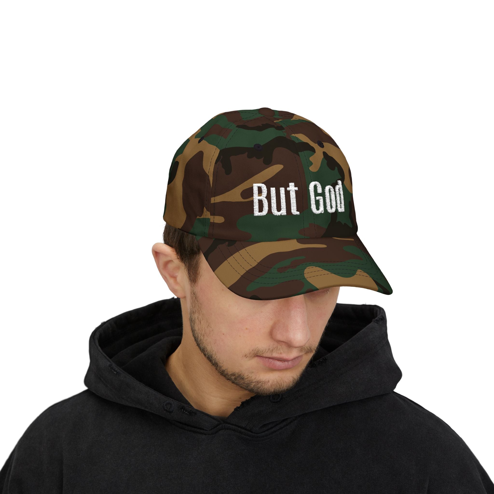 "But God" Embroidered Low Profile Baseball Cap - Casual Hat for Every Day