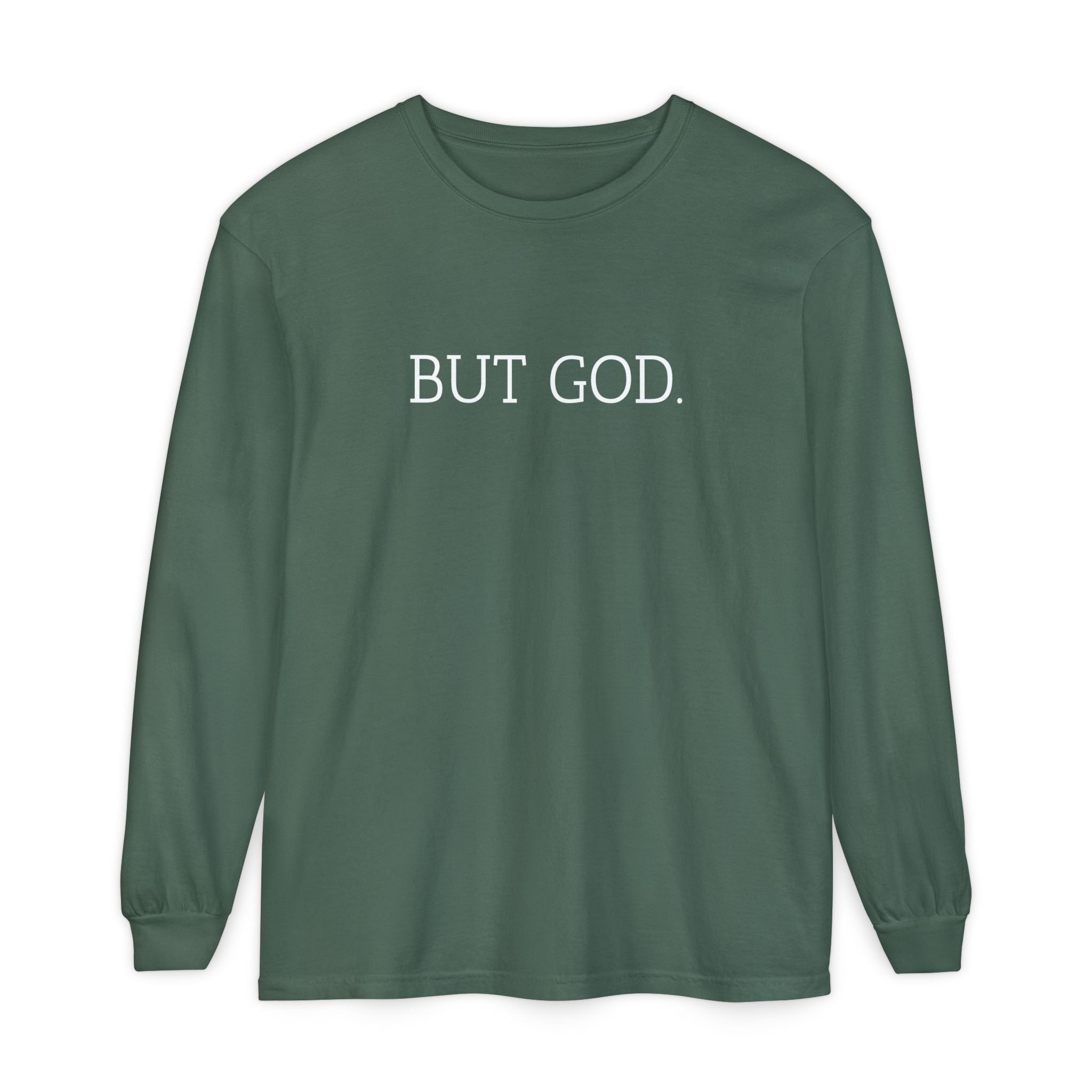 Garment-Dyed Long Sleeve Tee - Faith-Inspired Design, Comfortable Casual Wear, Perfect for Everyday & Gift Giving, Religious Apparel, [...]