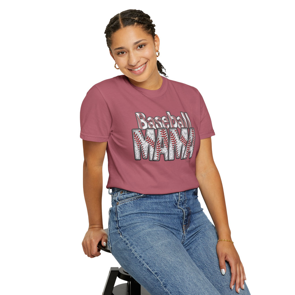 Baseball Mama Shirt for Women – Cute Baseball Mom Graphic Tee | Game Day Baseball Mom T-Shirt