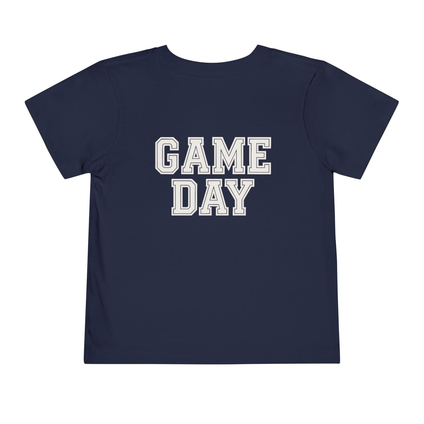 Game Day Toddler Tee - Cute Short Sleeve T-Shirt for Young Fans