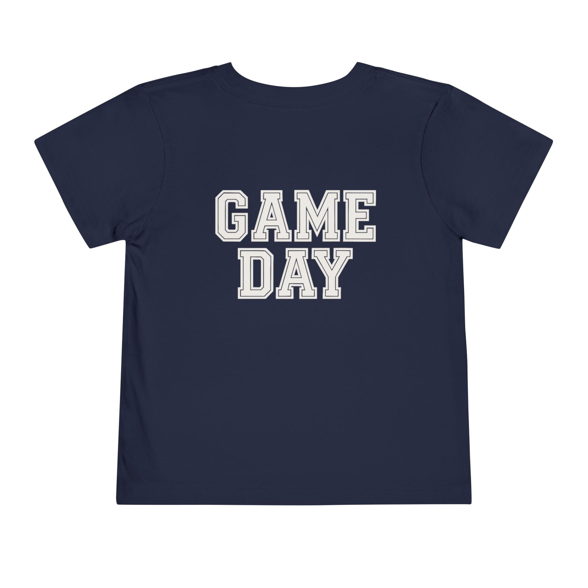 Game Day Toddler Tee - Cute Short Sleeve T-Shirt for Young Fans
