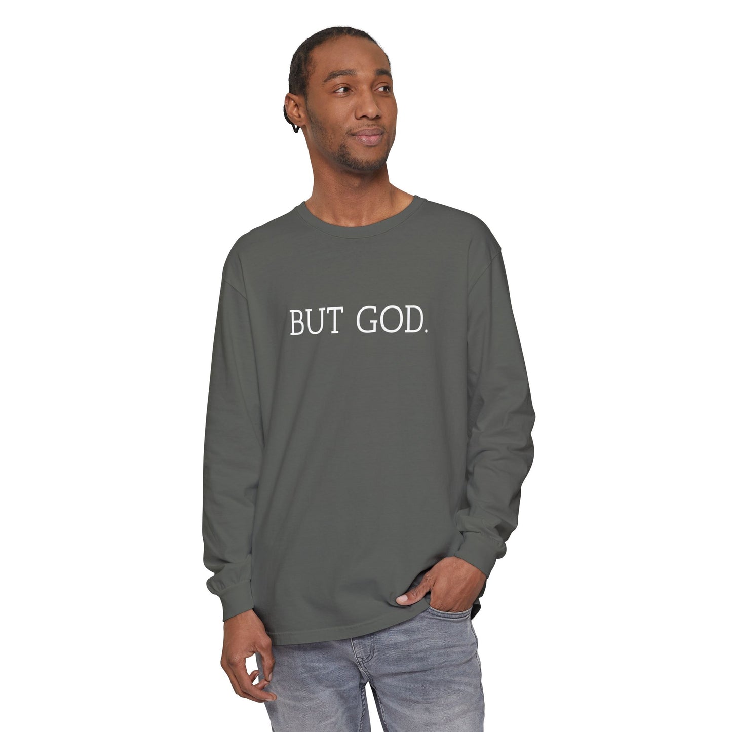 Garment-Dyed Long Sleeve Tee - Faith-Inspired Design, Comfortable Casual Wear, Perfect for Everyday & Gift Giving, Religious Apparel, [...]