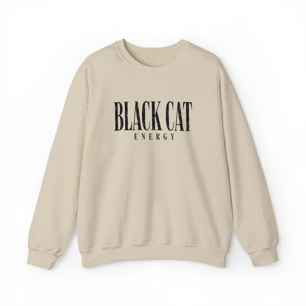 Black Cat Energy Women's Embroidered Sweatshirt