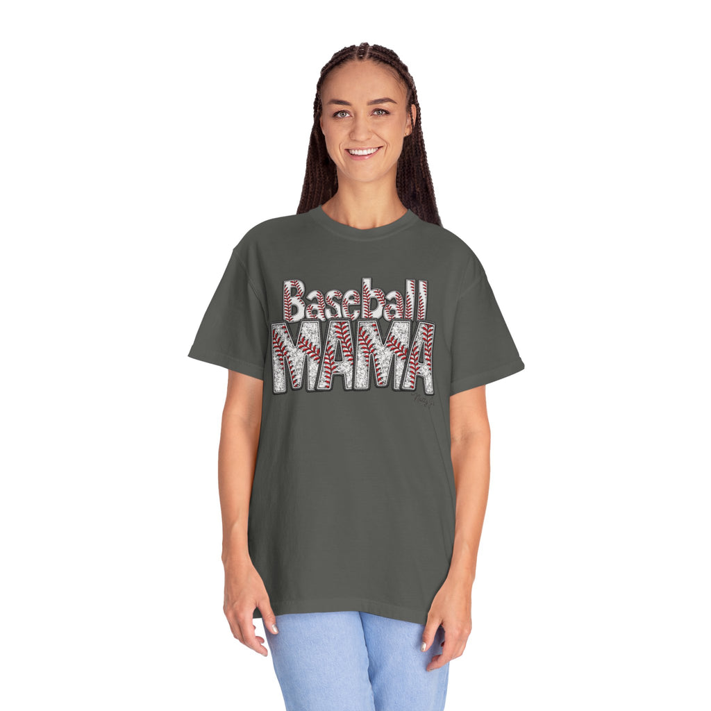 Baseball Mama Shirt for Women – Cute Baseball Mom Graphic Tee | Game Day Baseball Mom T-Shirt