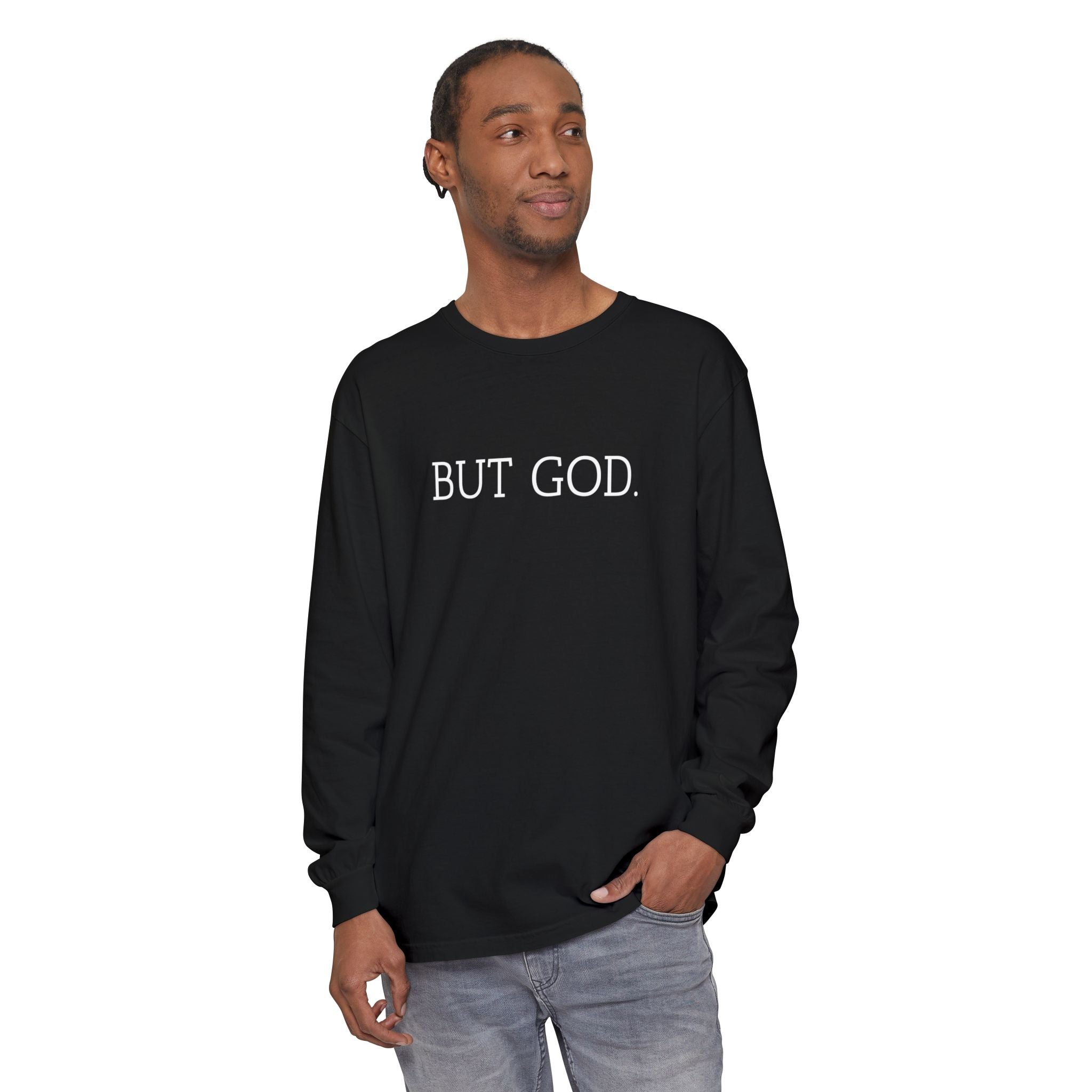 Garment-Dyed Long Sleeve Tee - Faith-Inspired Design, Comfortable Casual Wear, Perfect for Everyday & Gift Giving, Religious Apparel, [...]