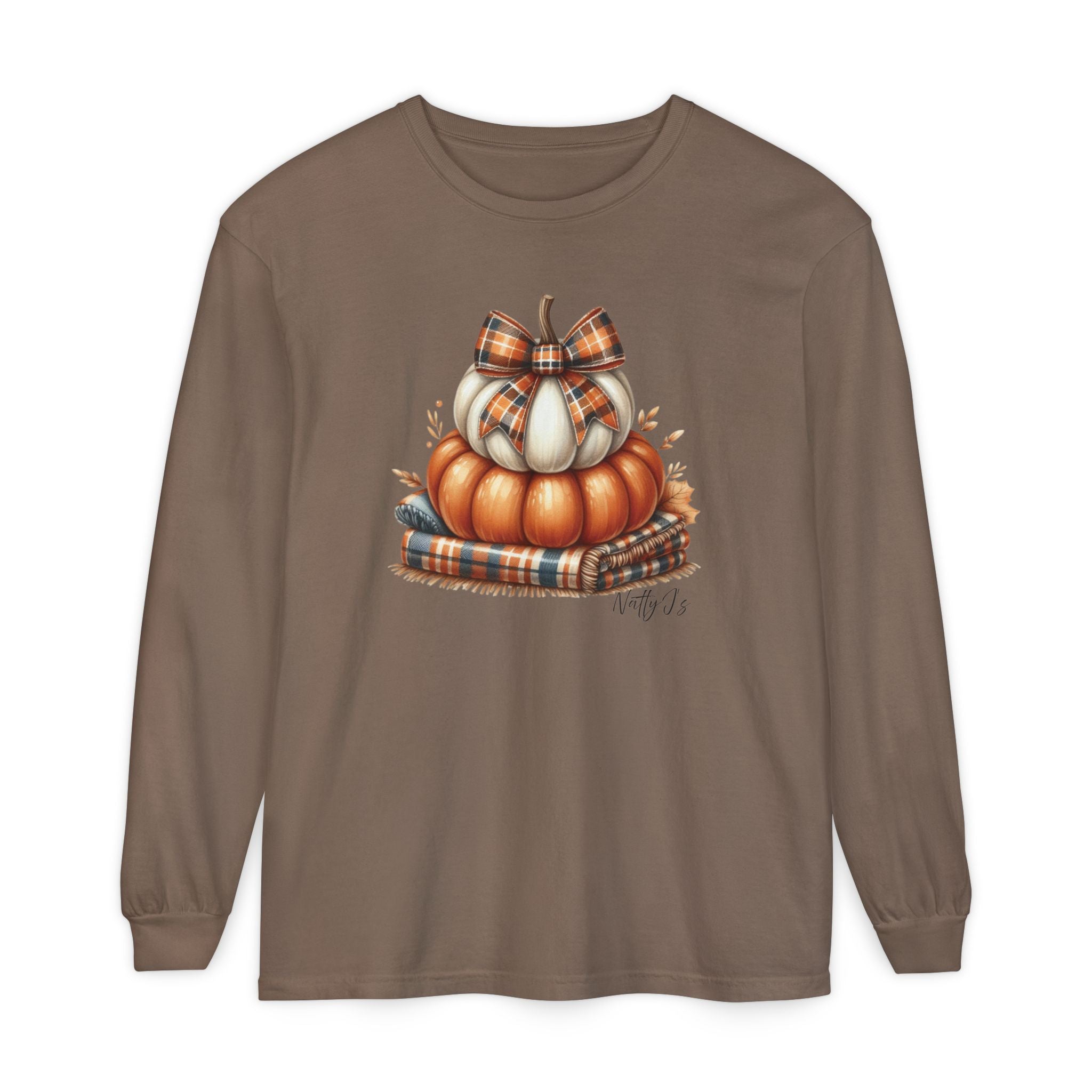 Fall-Inspired Pumpkin Women's Long Sleeve T-Shirt