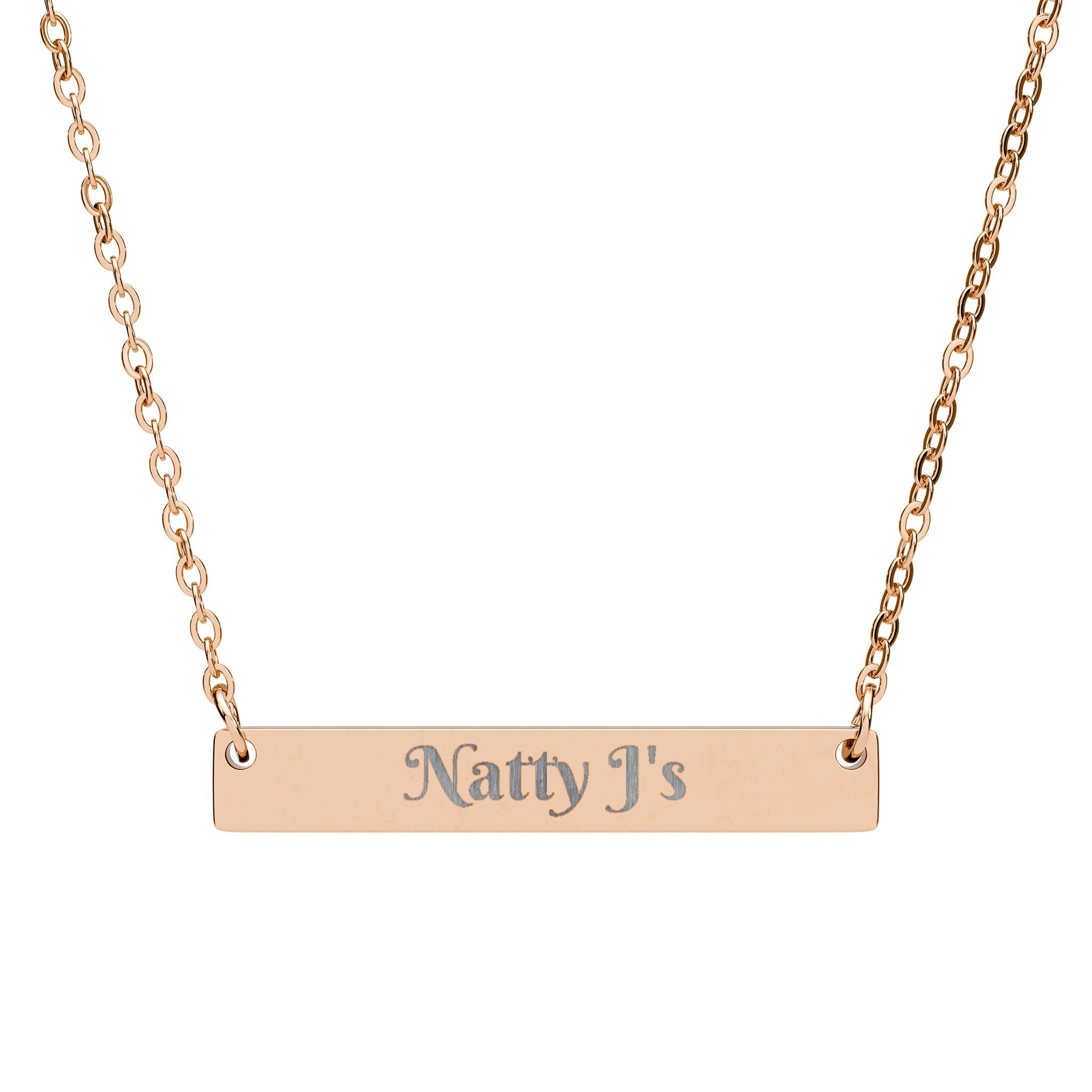 Personalized Horizontal Bar Necklace for Meaningful Moments