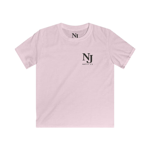 Pink t-shirt with a 'NJ NattyJ's' Left Chest logo on a white background